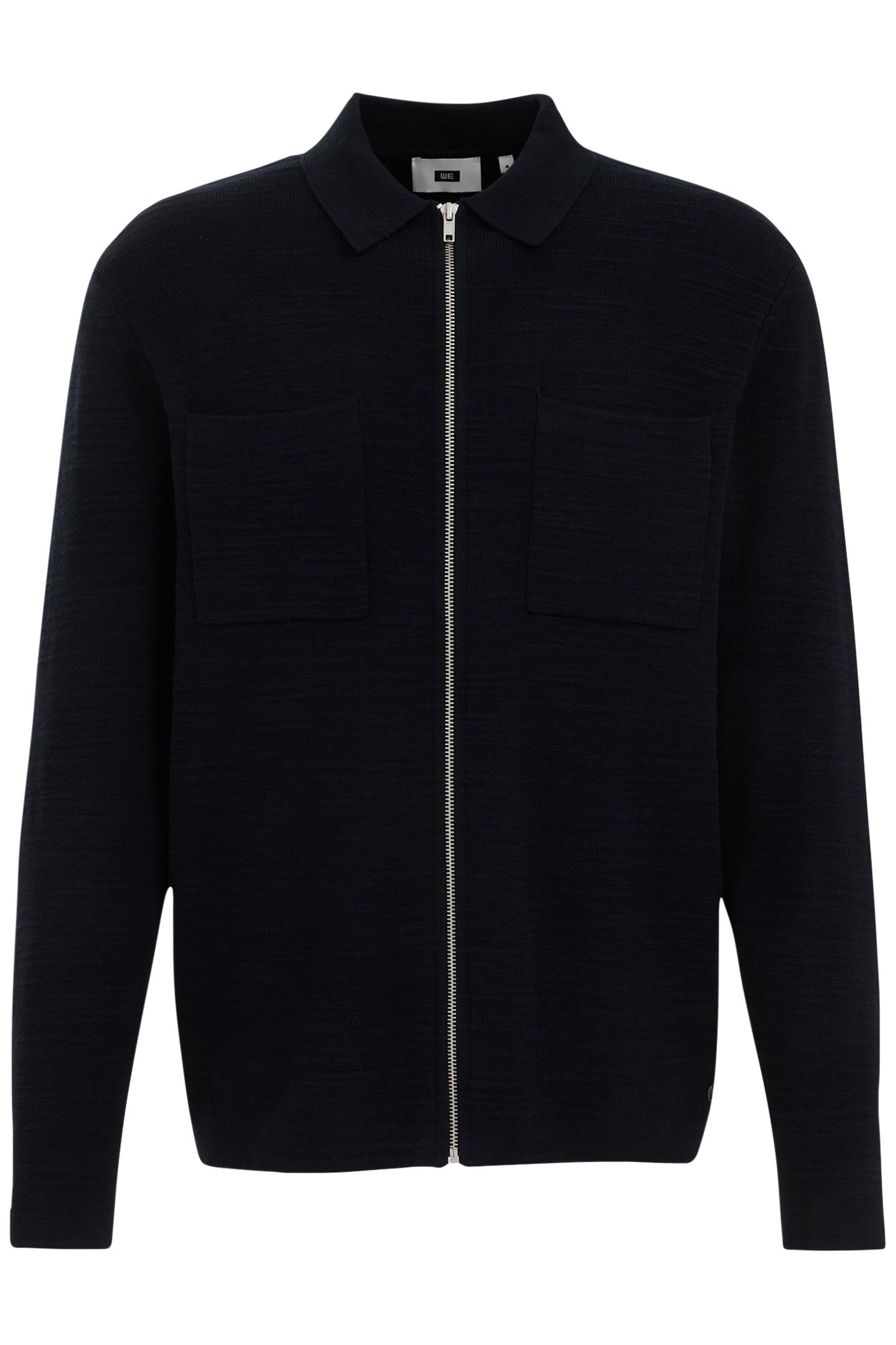 CARDIGAN WITH ZIPPER DARK BLUE 4