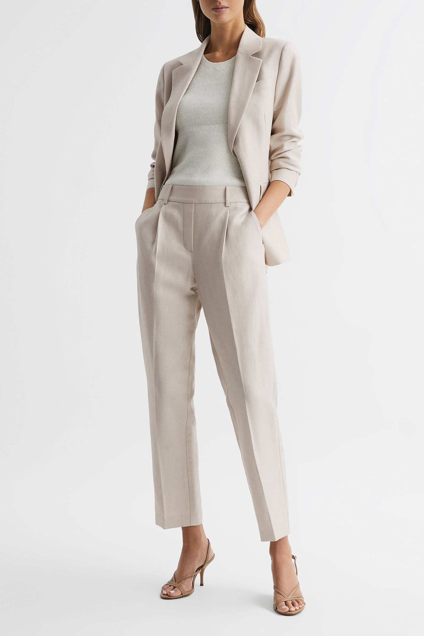 SHAE TAPER-LINEN FORMAL PANTS — TAPERED FIT 3