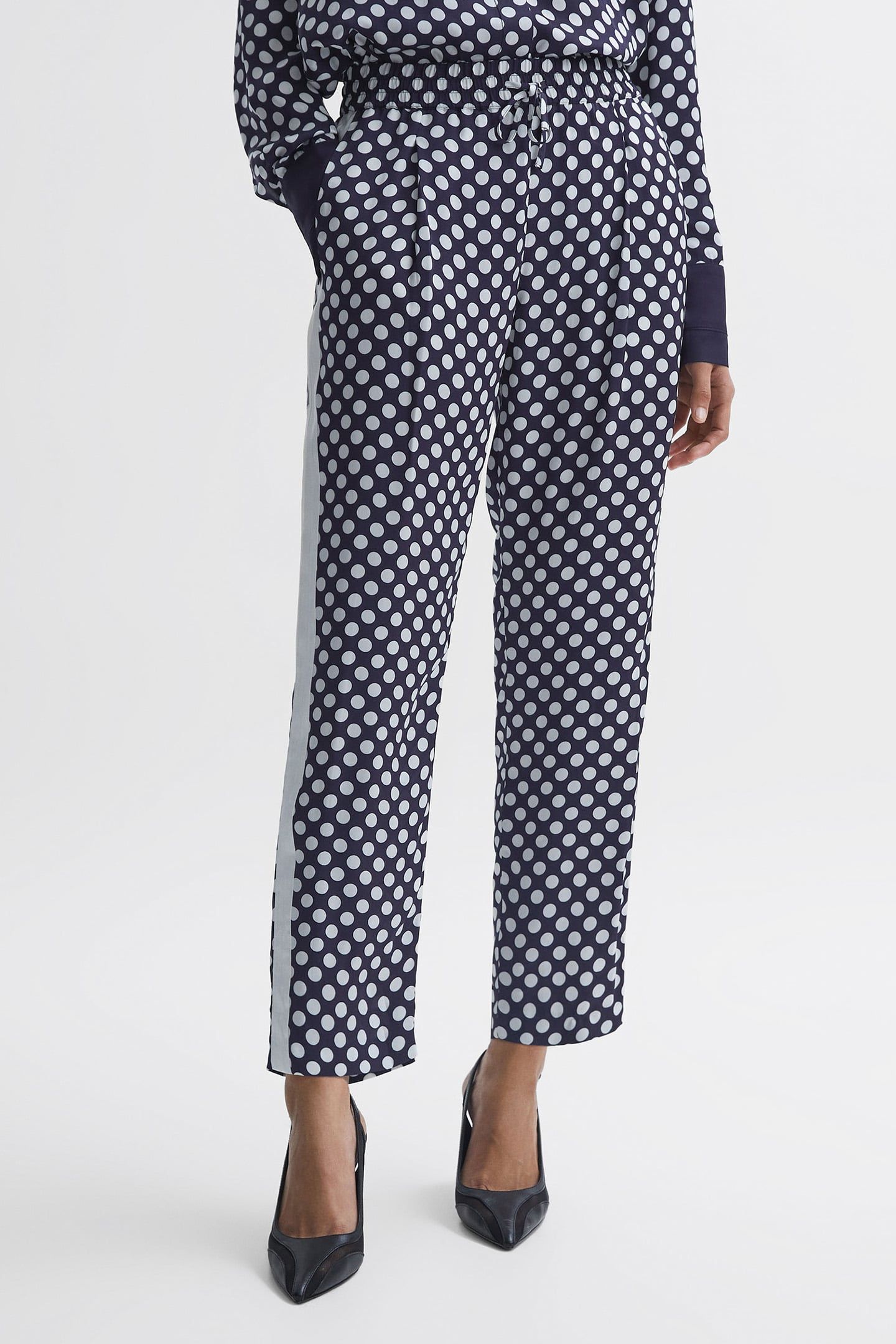 EZRA POLKA DOT PRINT SWEATPANTS 1