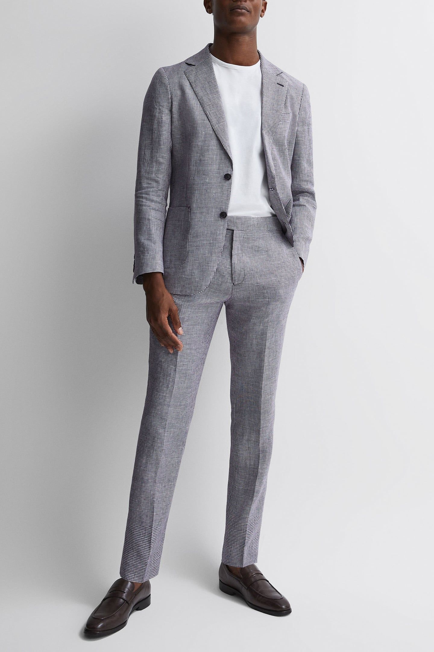 SQUAD DOGTOOTH TAILORED PANTS — SLIM FIT 4