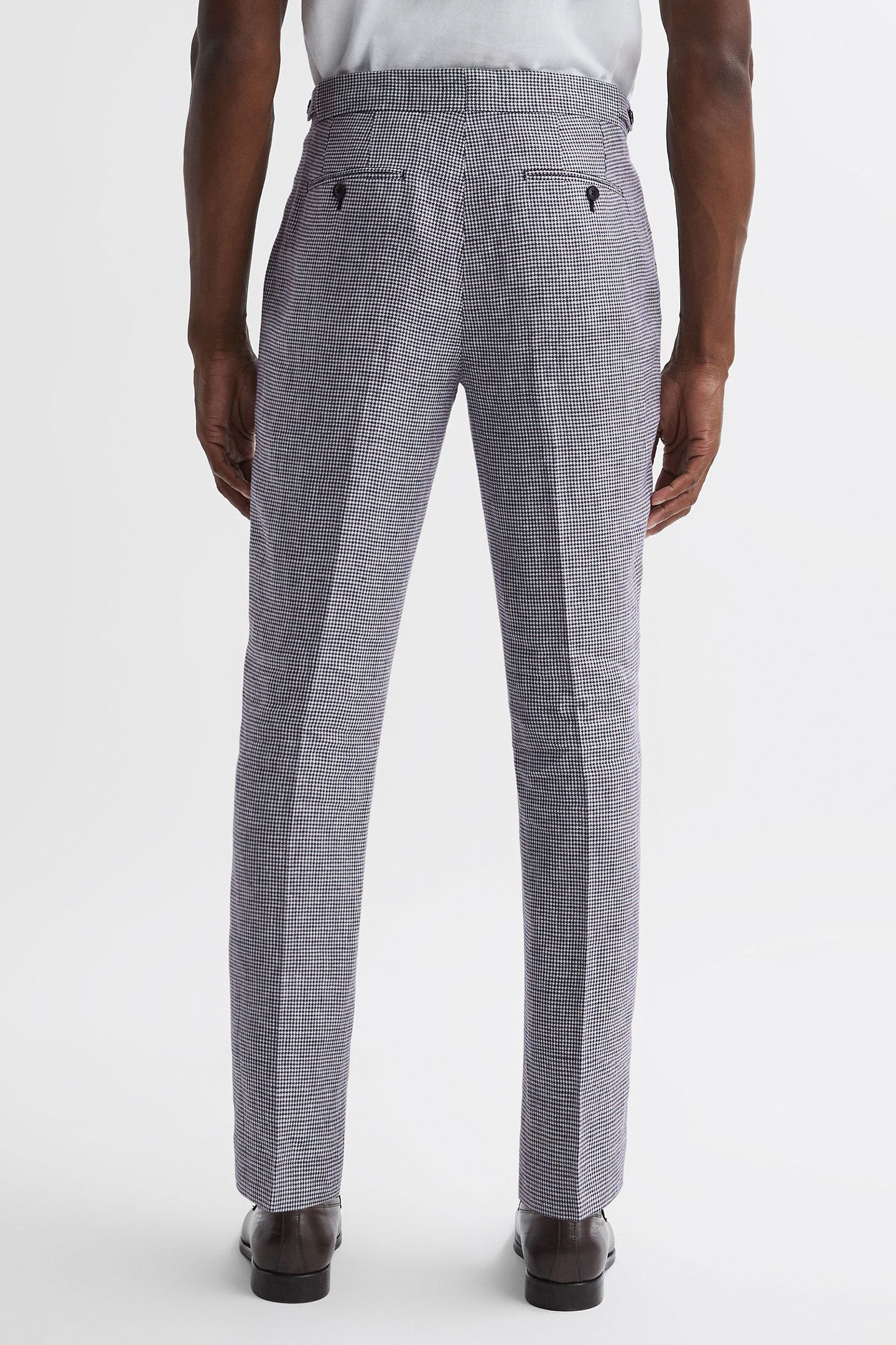 SQUAD DOGTOOTH TAILORED PANTS — SLIM FIT 2