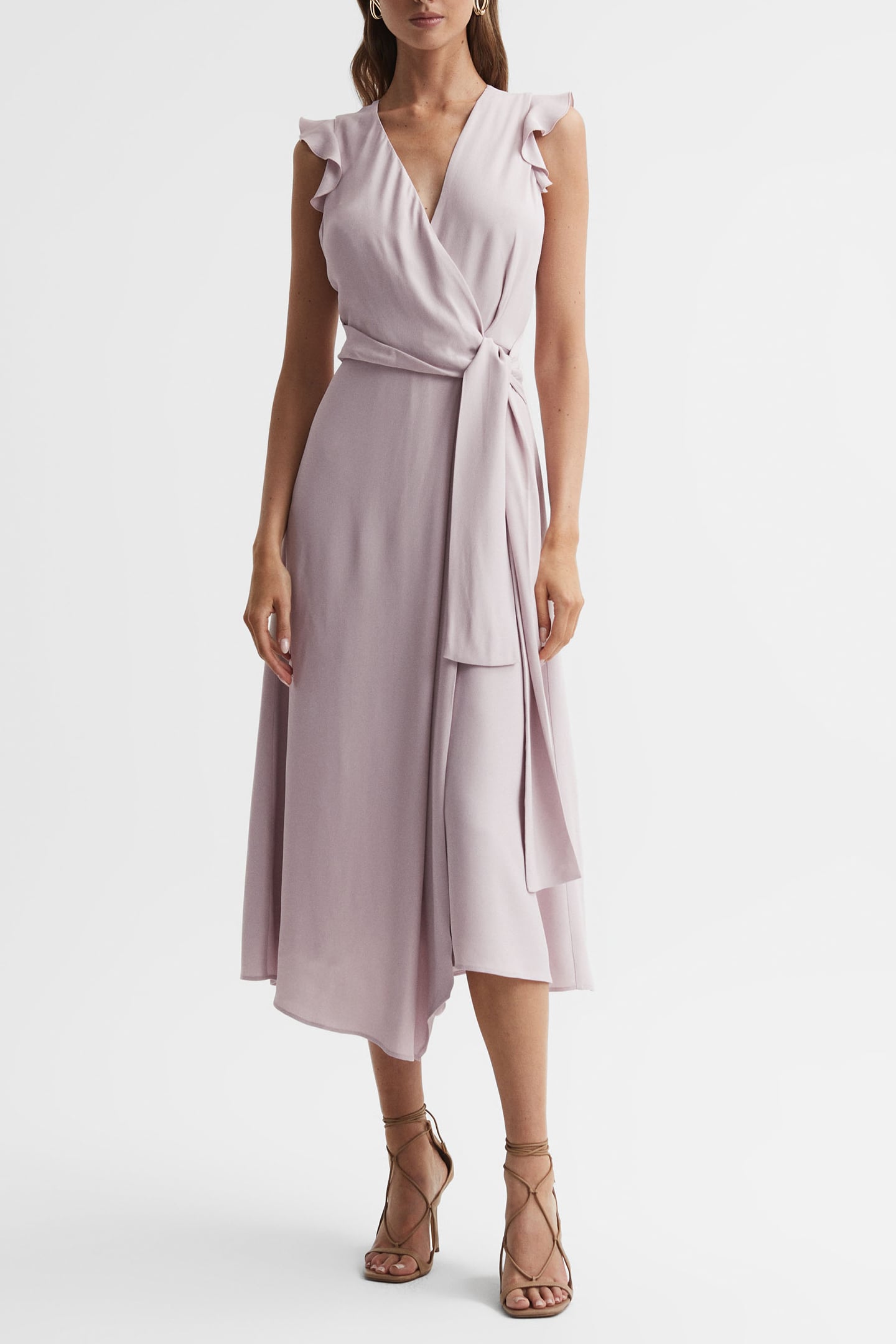 WILLOW TIE FRONT MIDI DRESS 1