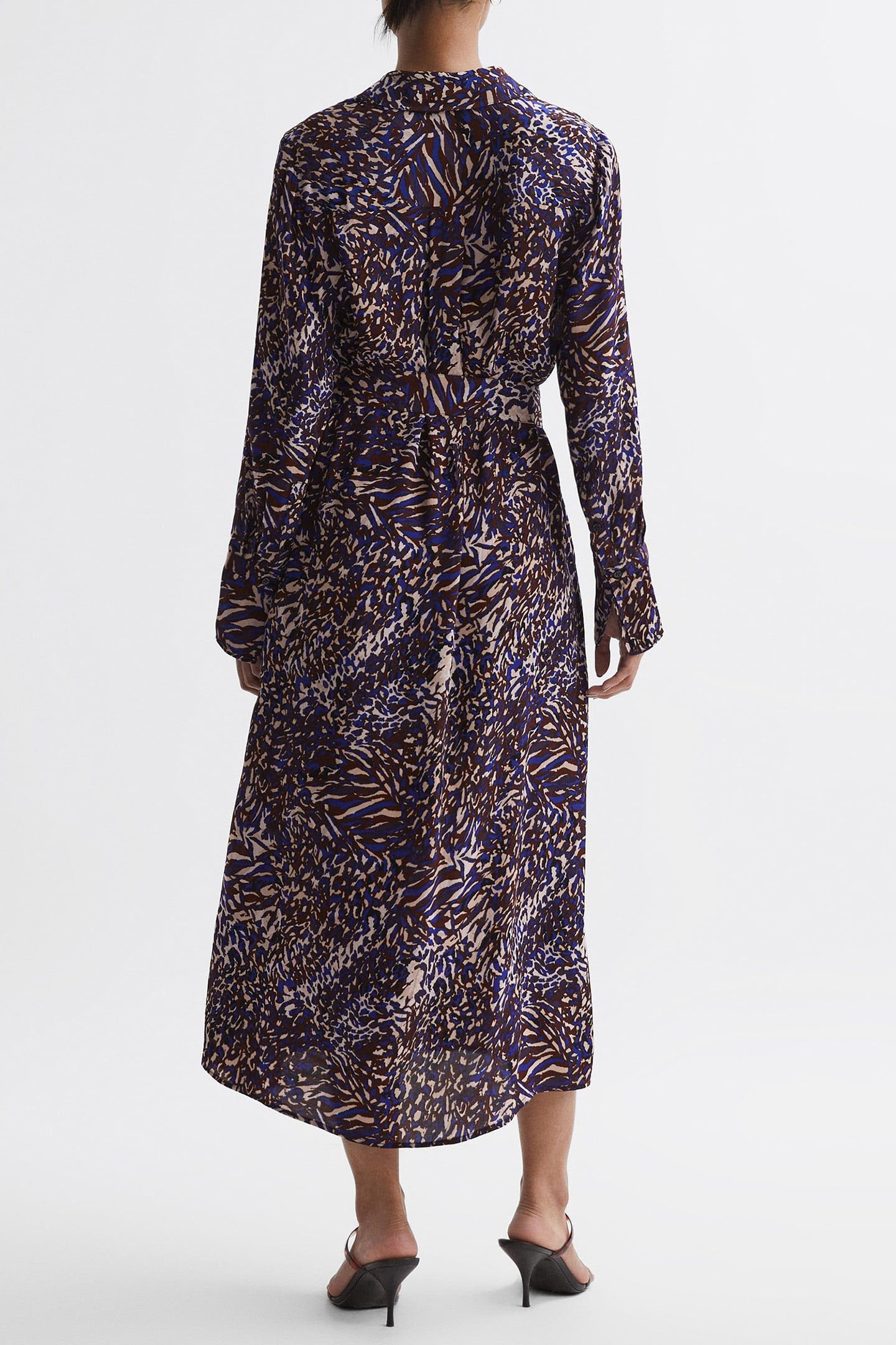 TABITHA ANIMAL PRINT MIDI SHIRT DRESS 3
