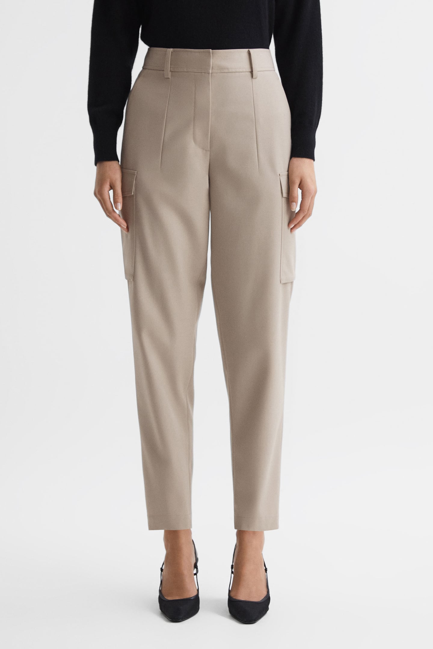 COMBAT TAPER CARGO PANTS — NEUTRAL 1