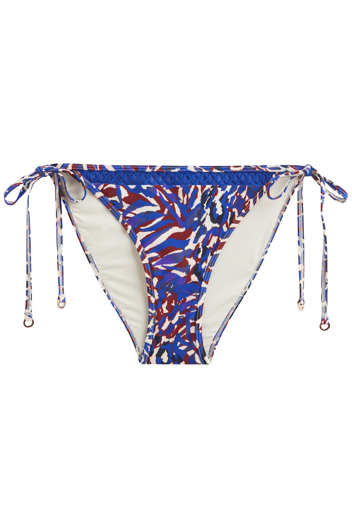 ANIMAL PRINT BIKINI BOTTOM — LADDER TRIM 4