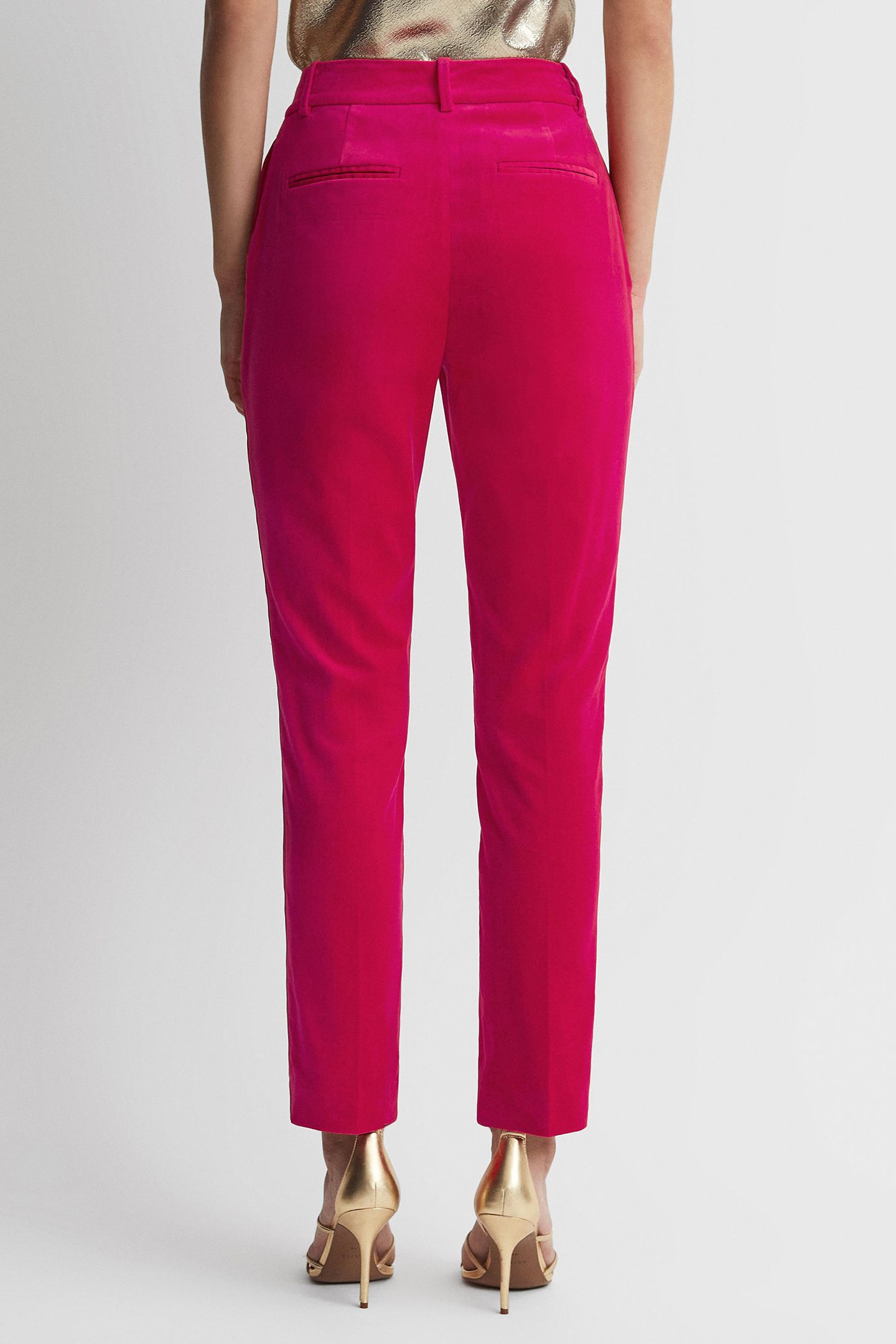 VELVET TAPER FORMAL PANTS — TAPERED FIT 2