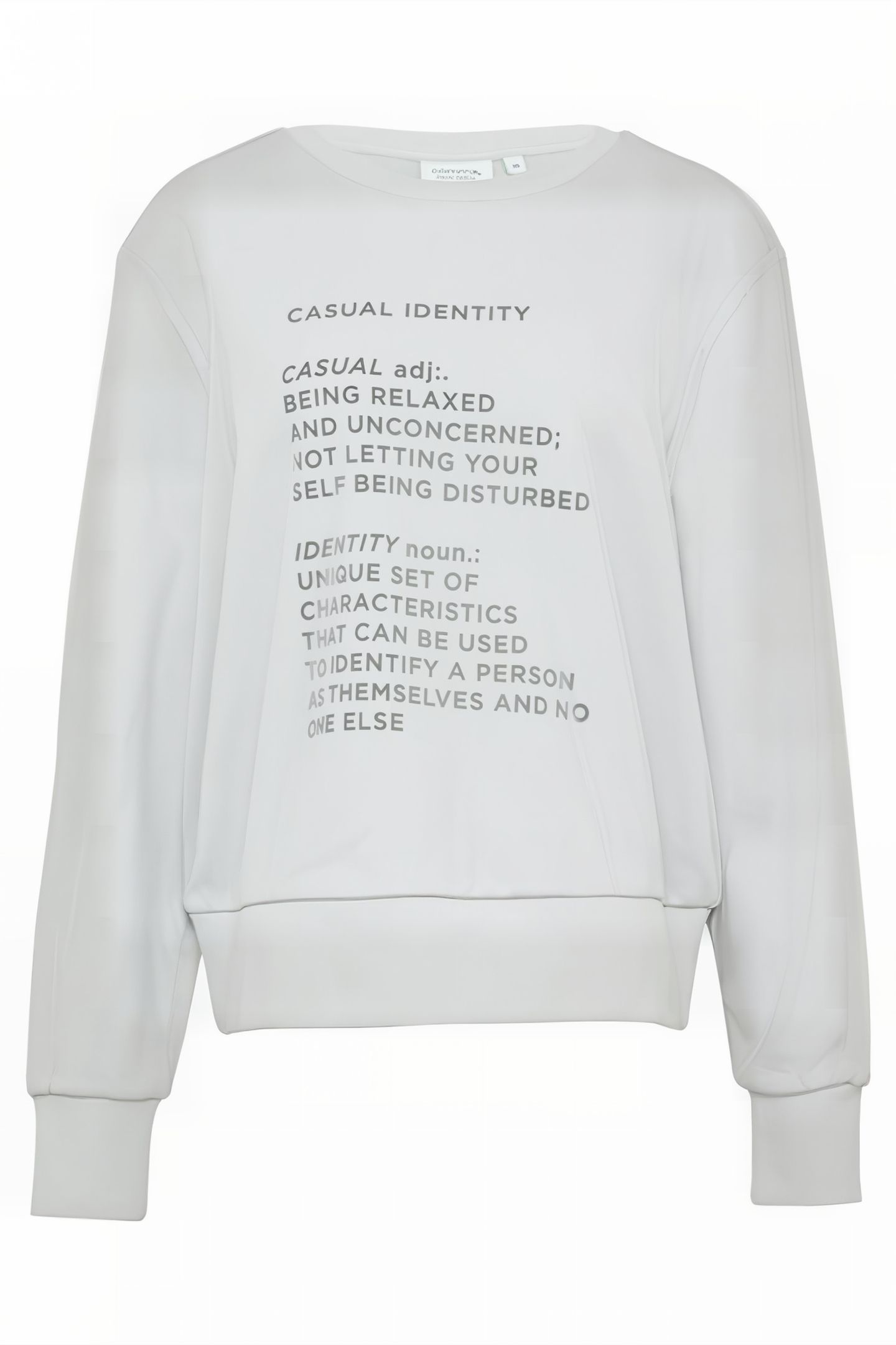 COMMA SWEATSHIRTS LIGHT GREY 4