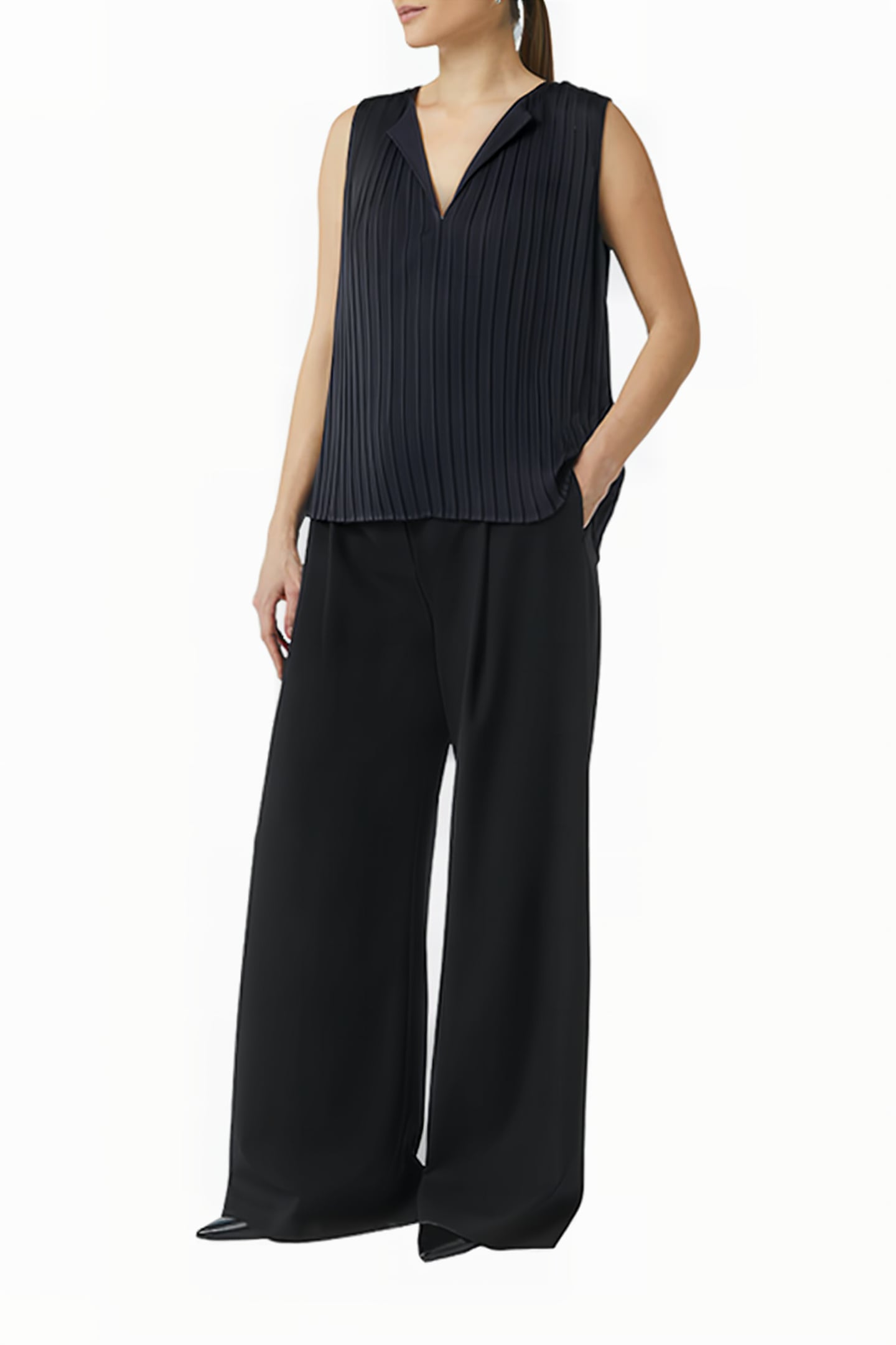 COMMA BLOUSES DARK-BLUE 2