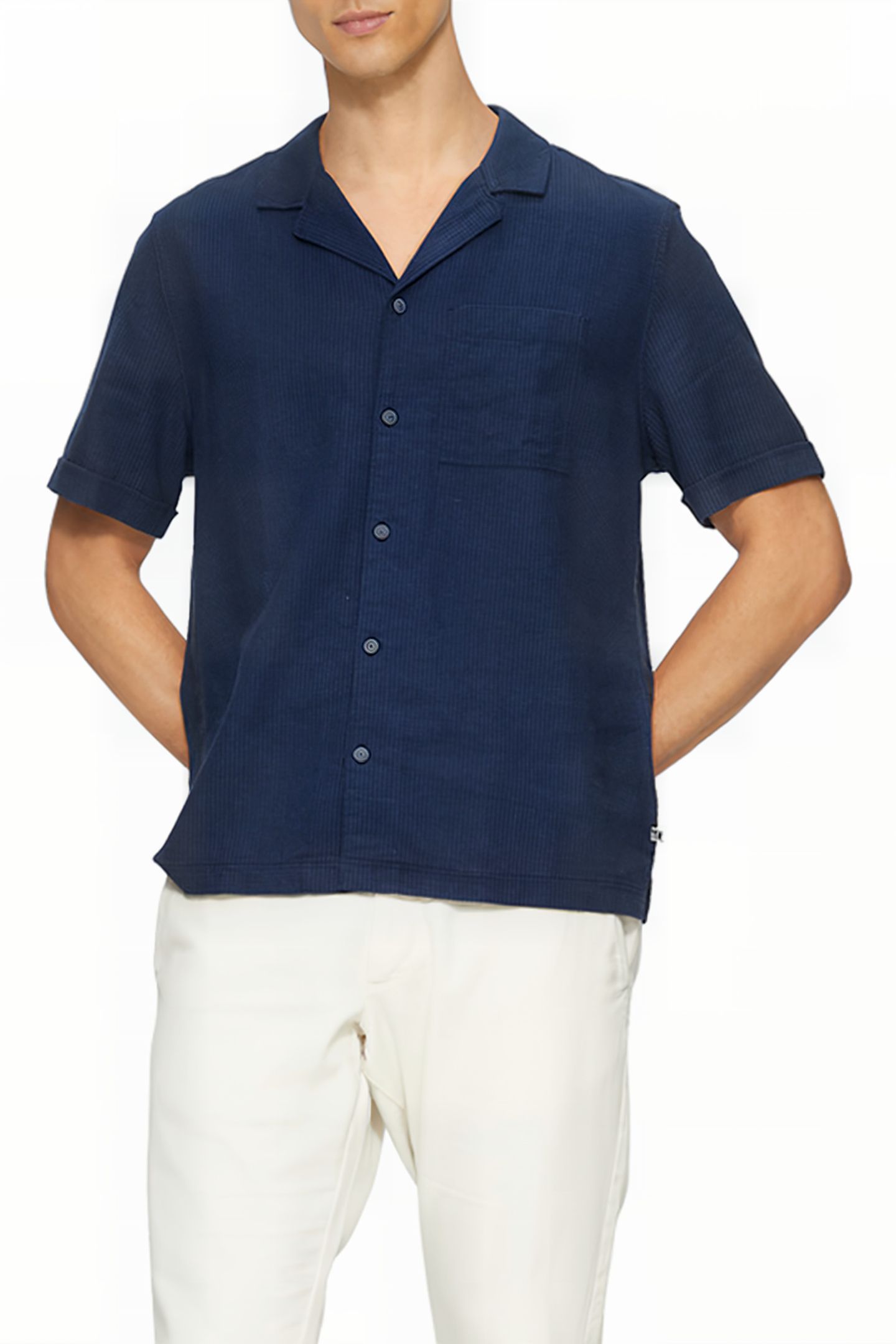 S.OLIVER SHIRTS DARK-BLUE 1