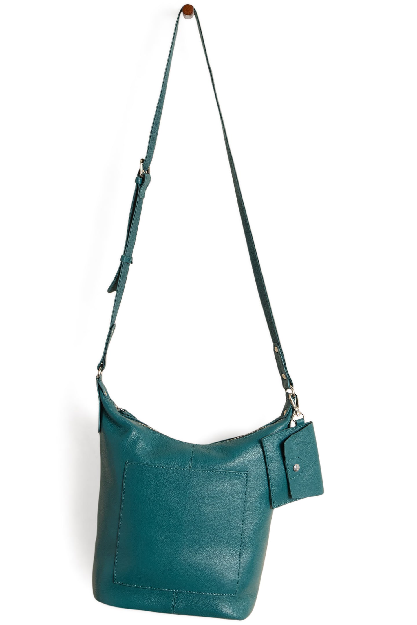 FERN LEATHER CROSSBODY MID TEAL 3