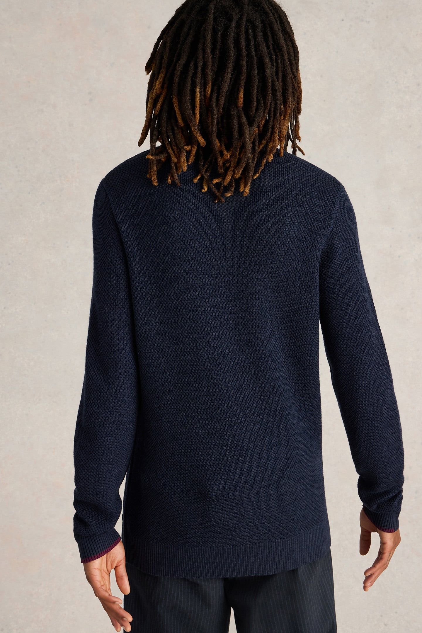 NEWPORT MERINO HENLEY DARK NAVY 2