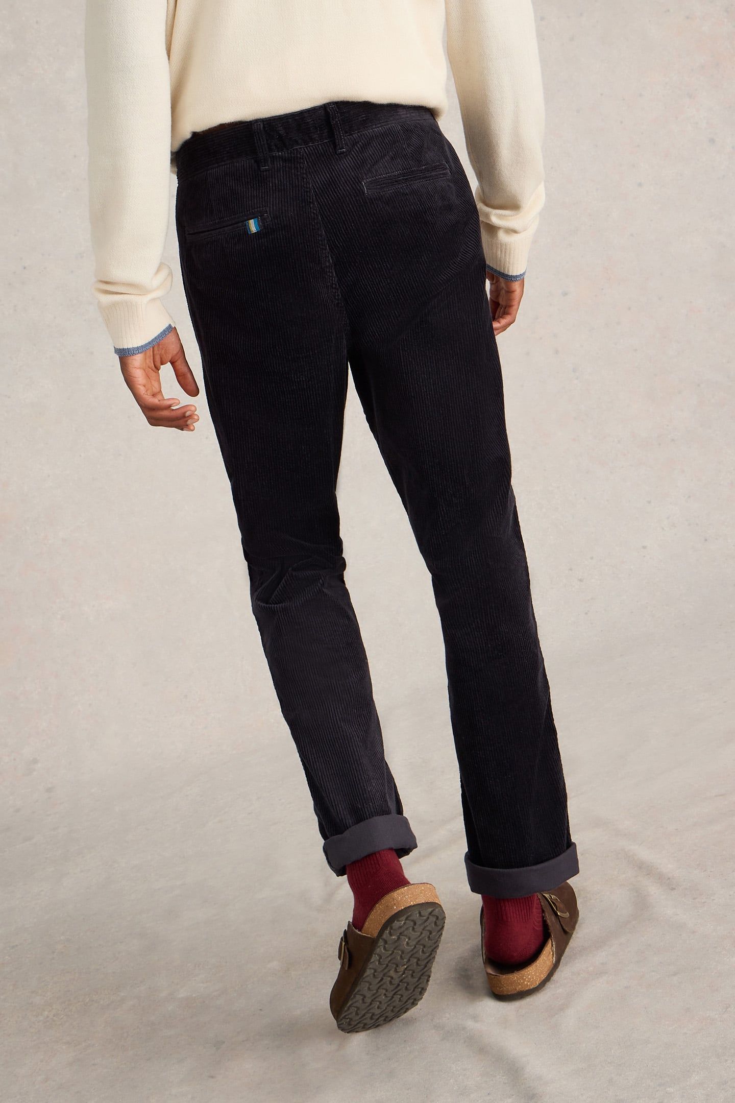 KIMBER CORD TROUSER DARK NAVY 2