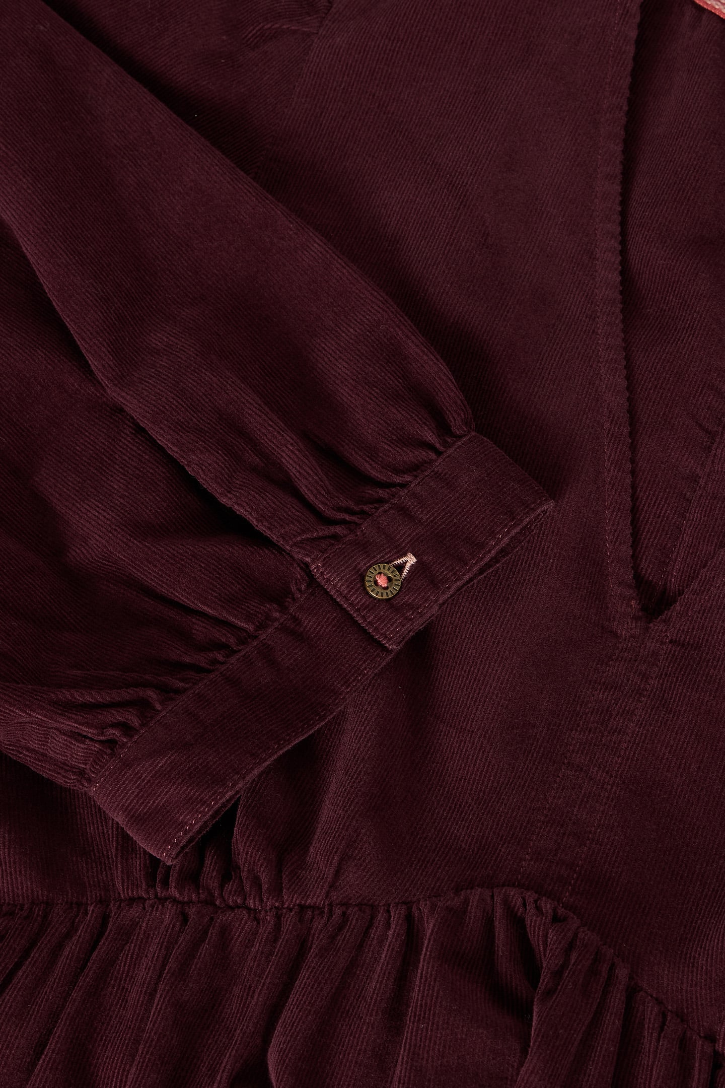 LUCY CORD DRESS DARK PLUM 6