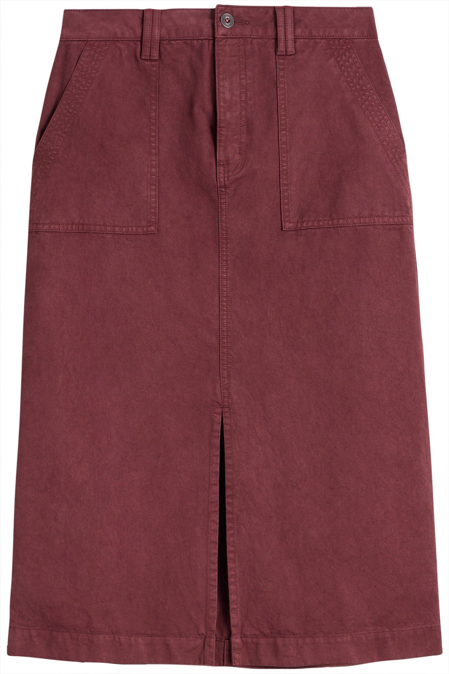 MAREN MIDI SKIRT DARK PLUM 3