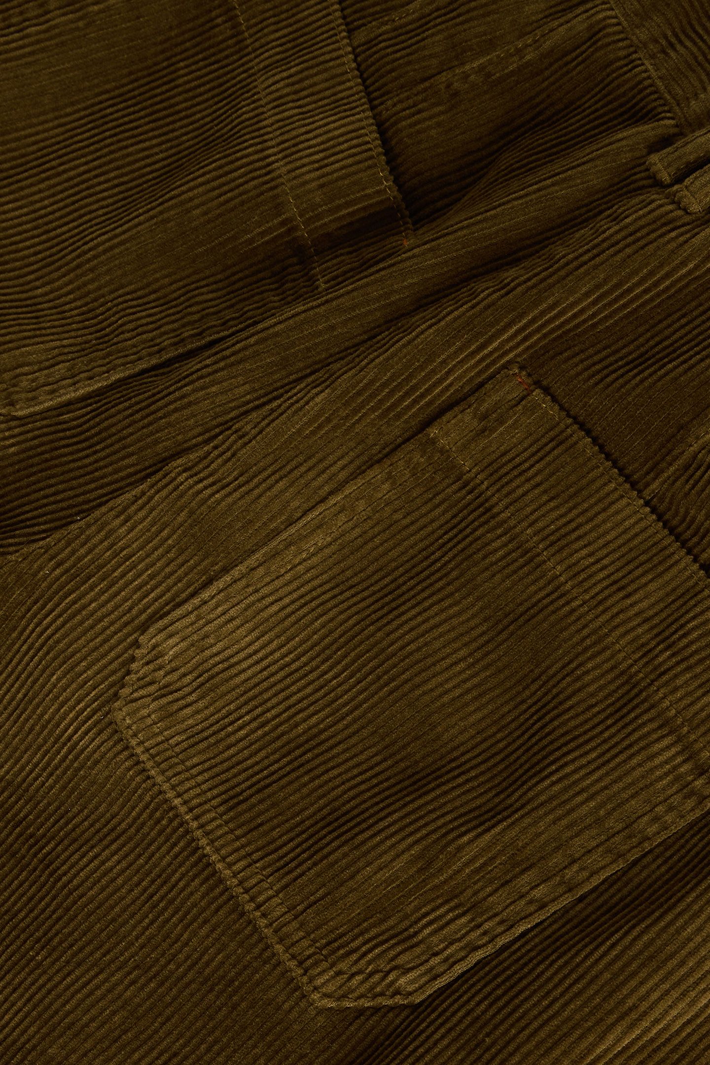 BELLE CORD WIDE LEG TROUSER KHAKI GREEN 6