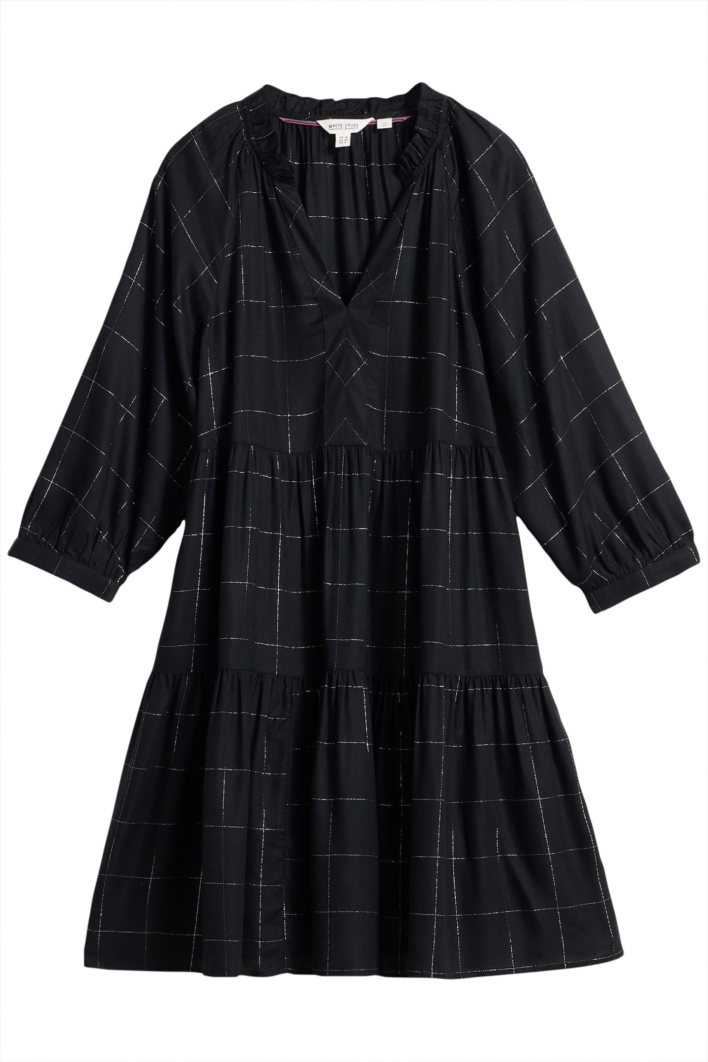 ORLA CHECK DRESS BLACK MULTI 1