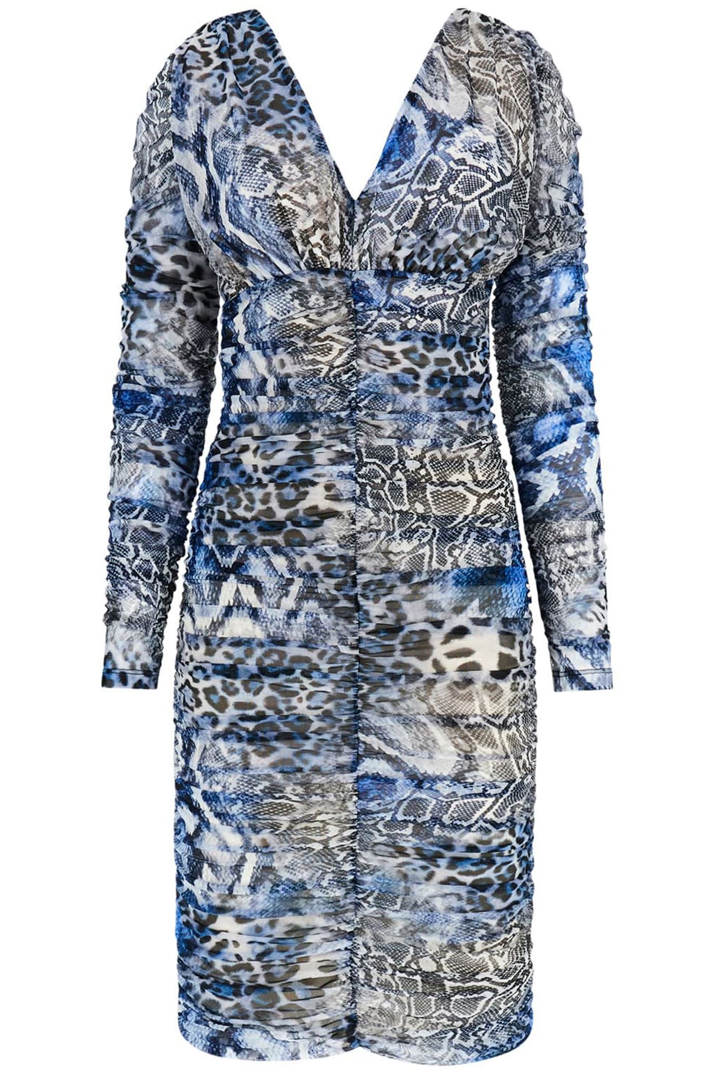 MARCIANO BY GUESS CRISTAL BODYCON DRES MIDNIGHT SNAKE 5