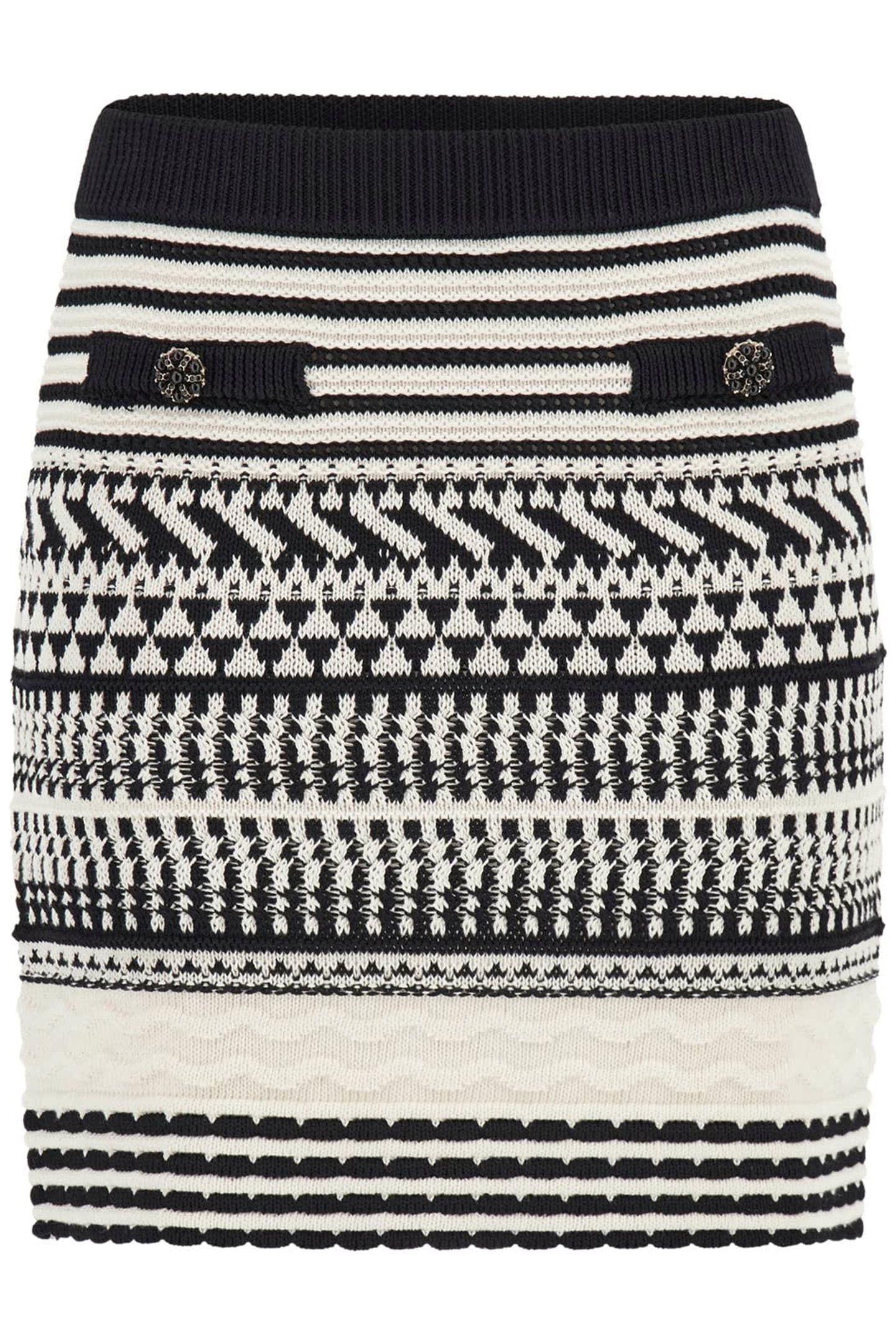 MARCIANO BY GUESS ARIANNA STITCHED SKI EGGSHELL AND BLACK 4