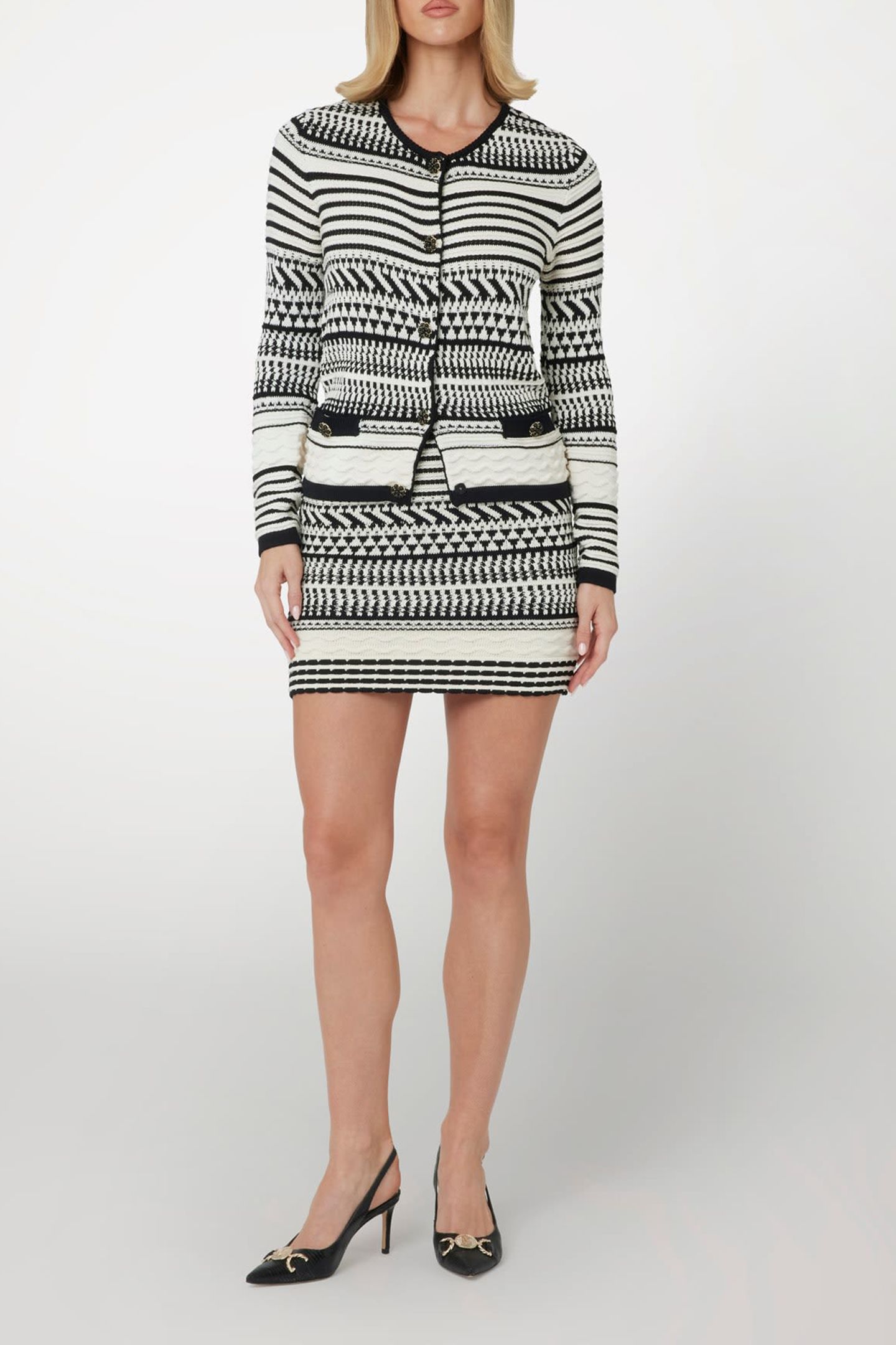 MARCIANO BY GUESS ARIANNA STITCHED CAR EGGSHELL AND BLACK 3
