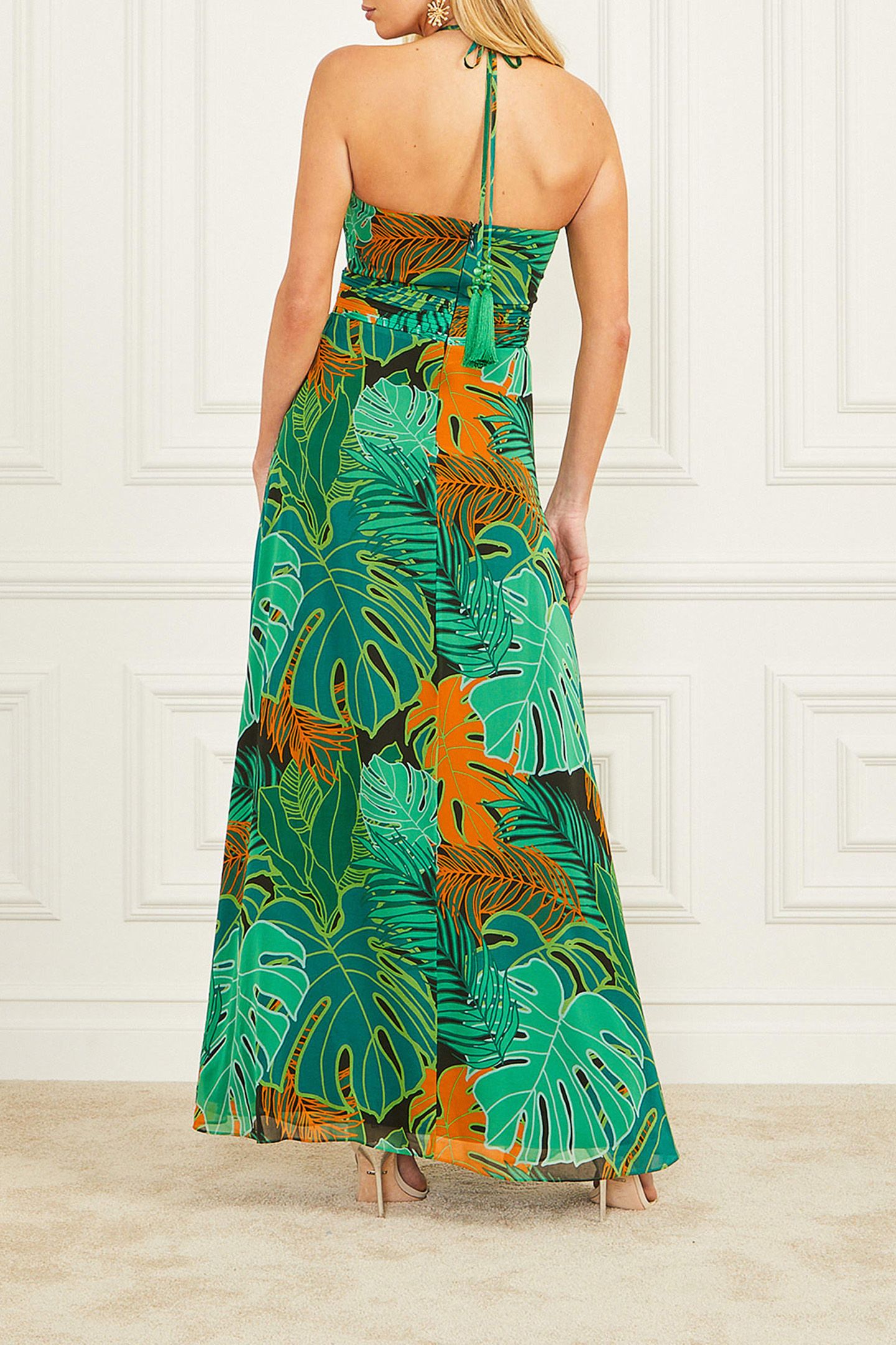 MARCIANO BY GUESS AMAZON SL MAXI DRESS AMAZON LEAF 2