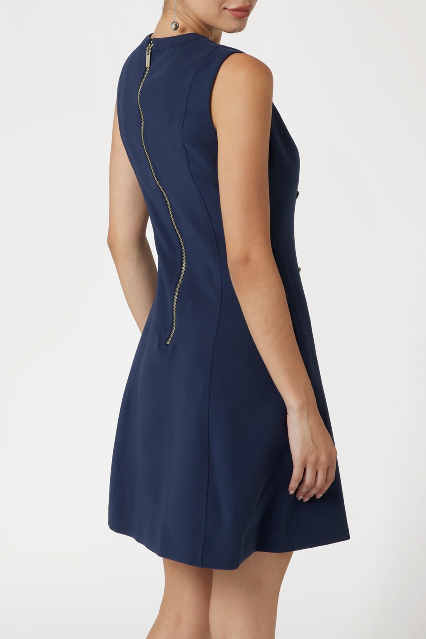 MARCIANO BY GUESS LEILA DRESS BLUE IMPACT 2