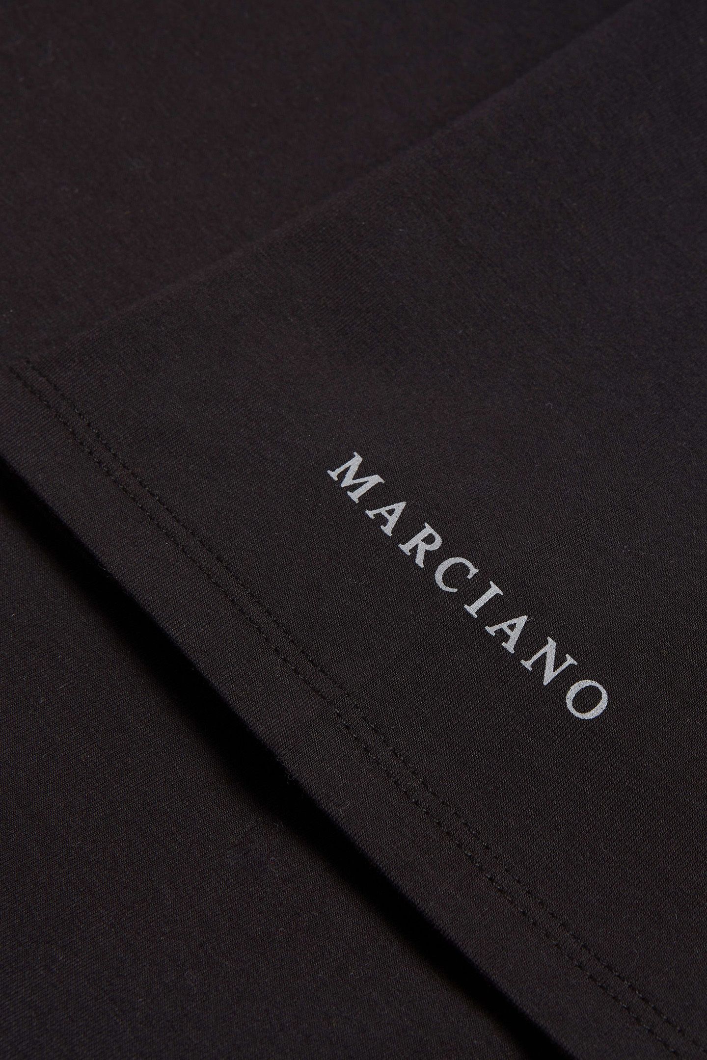 MARCIANO BY GUESS JERRY SS VN T-SHIRT JET BLACK 7