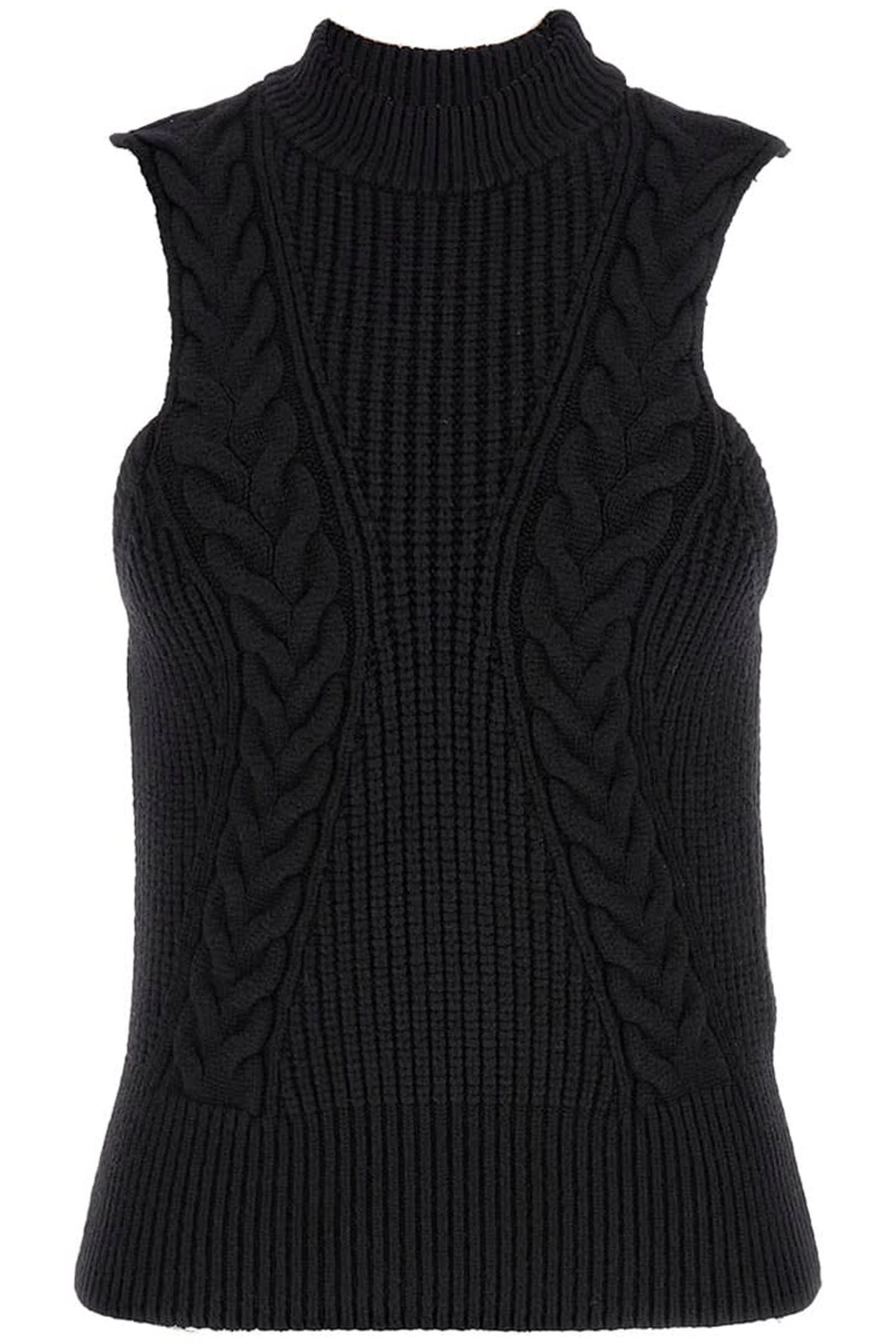 MARCIANO BY GUESS OZUNA SWEATER VEST JET BLACK 4