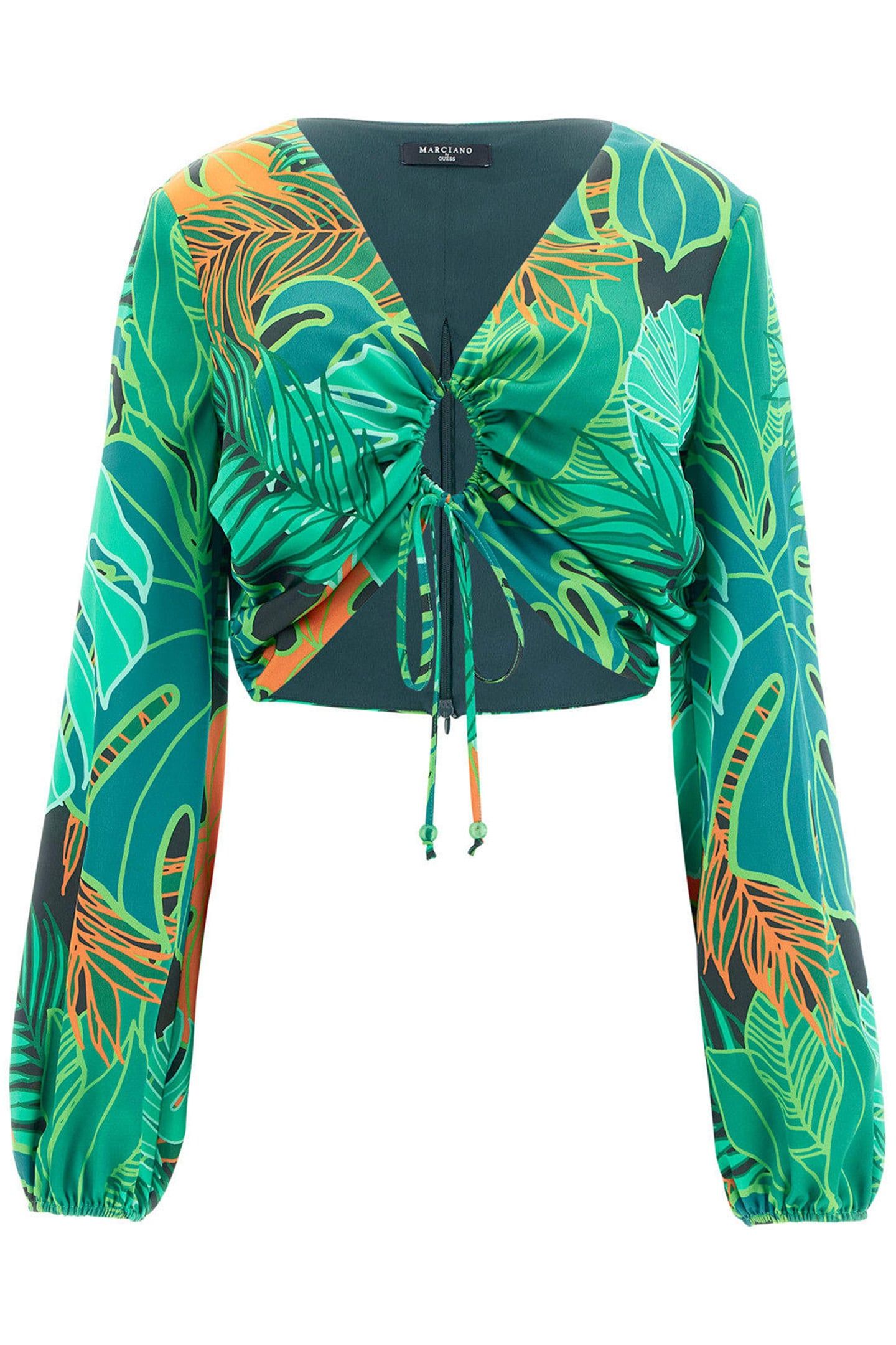 MARCIANO BY GUESS AMAZON LS TOP AMAZON LEAF 4
