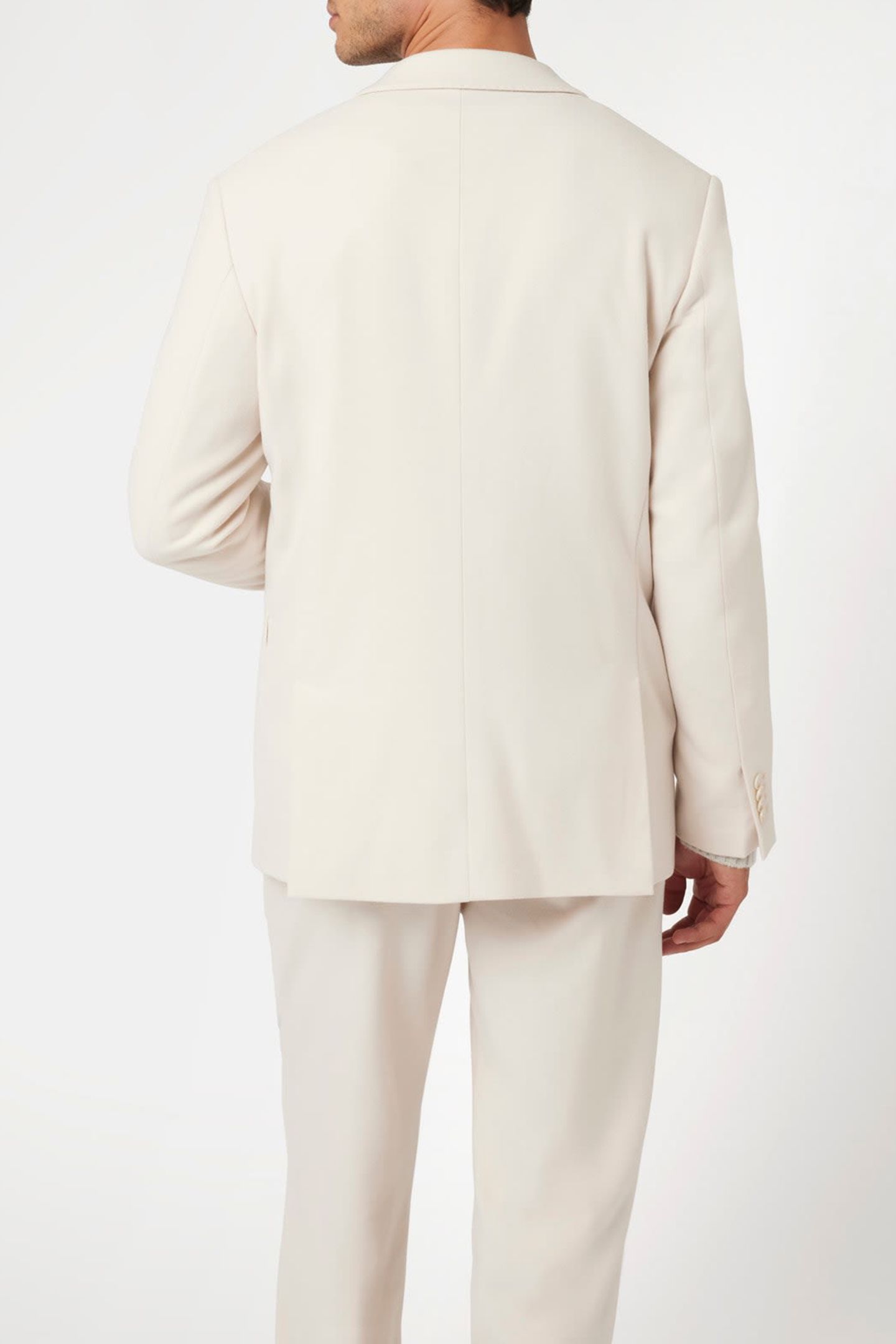 MARCIANO BY GUESS SEAN 2B NOTCH BLAZER WARM MILK 2