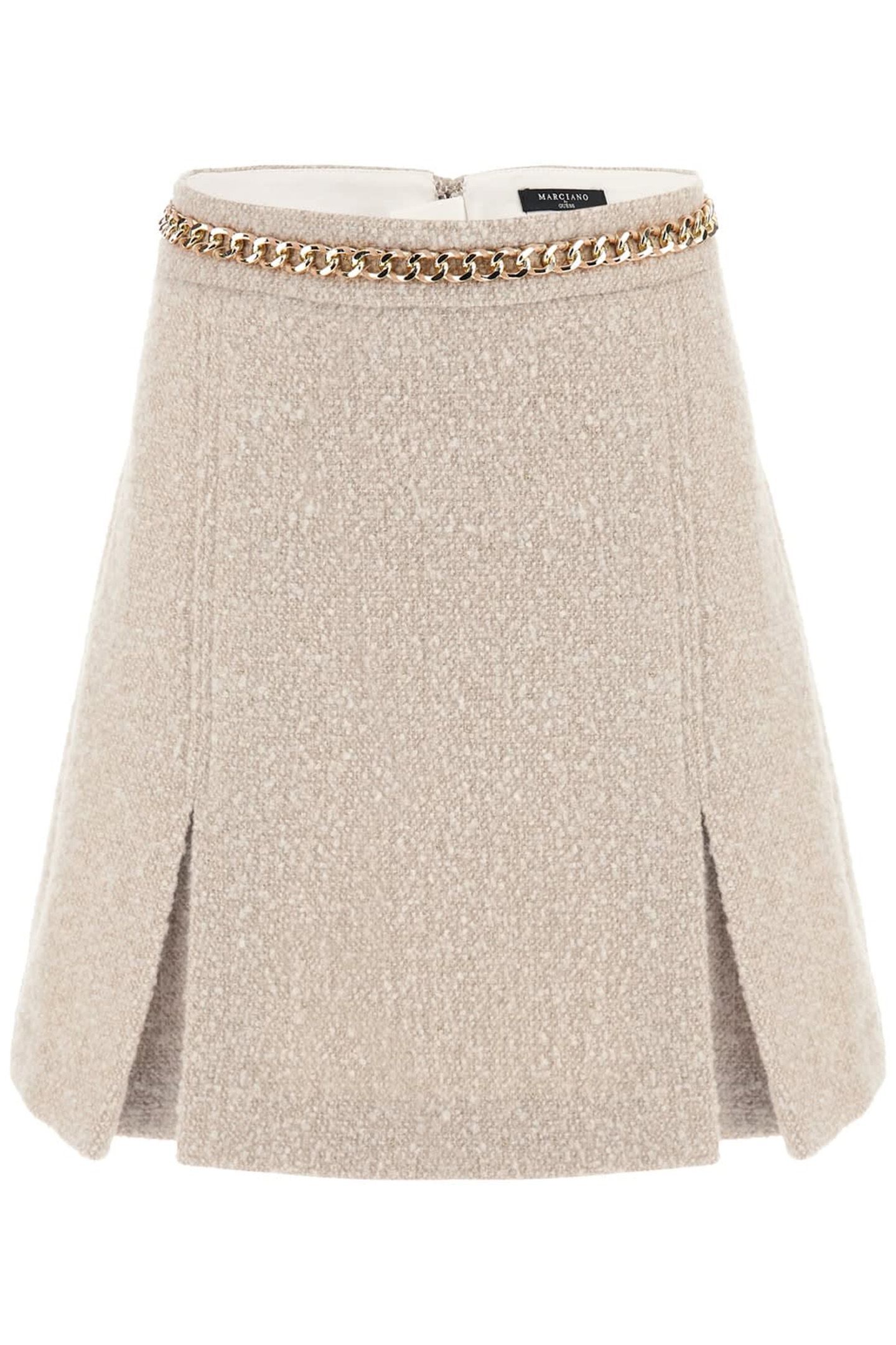 MARCIANO BY GUESS HELENE CHAIN EMBELLI WHITE AND BEIGE TWEE 4