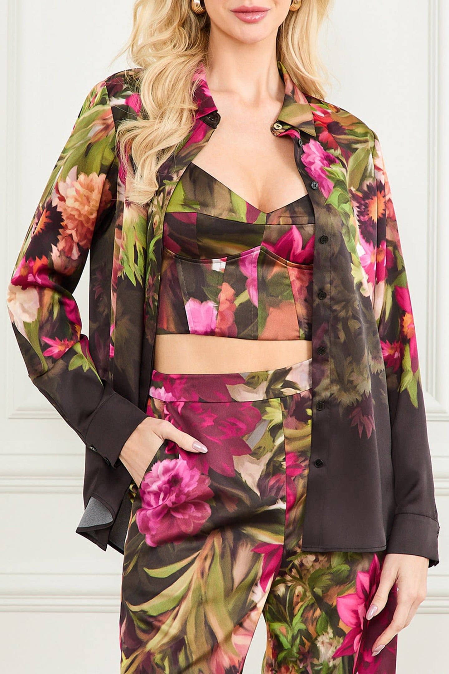 MARCIANO BY GUESS ICON BLOUSE WILDWOOD 1