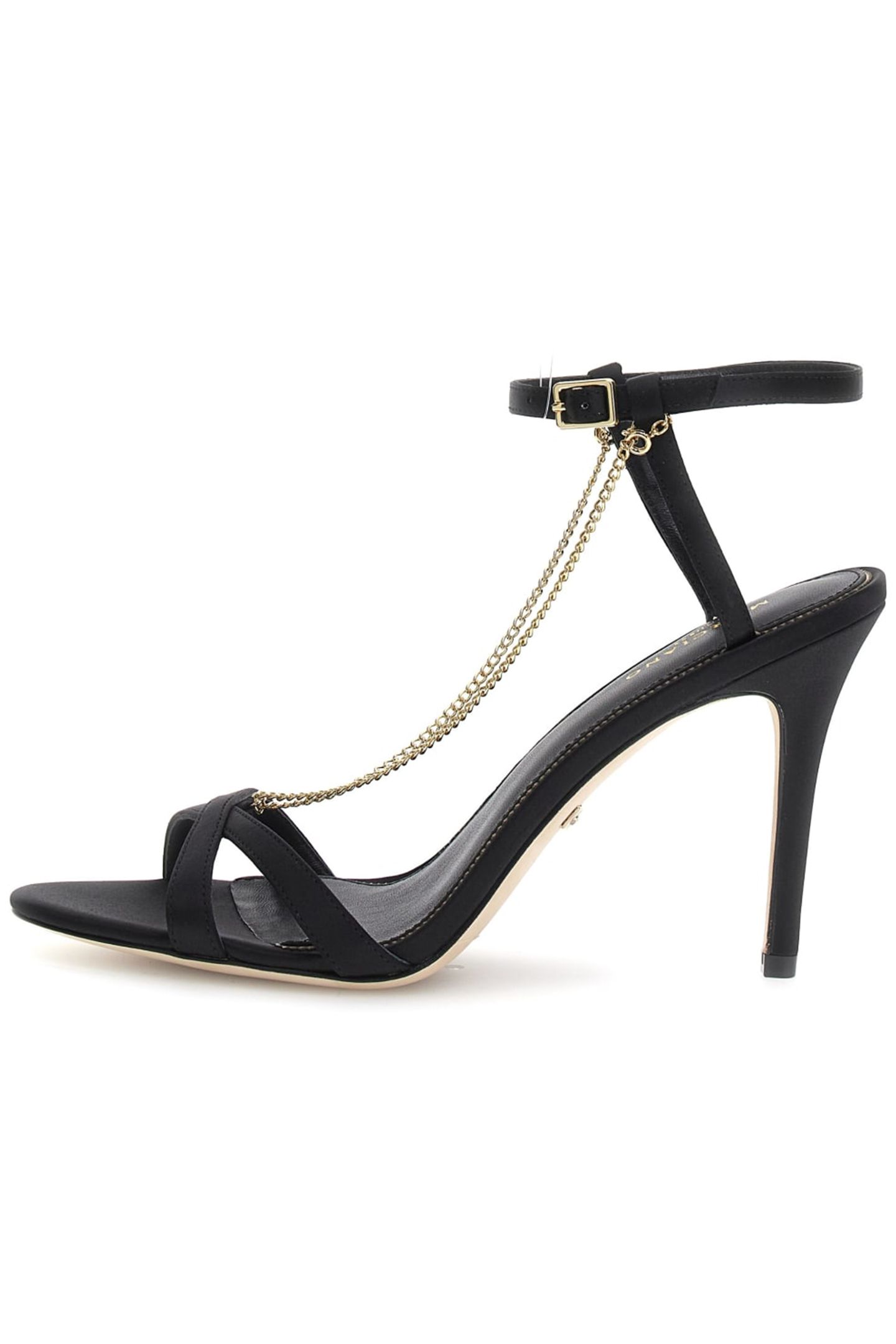 MARCIANO BY GUESS METAL CHAIN SANDAL JET BLACK 6