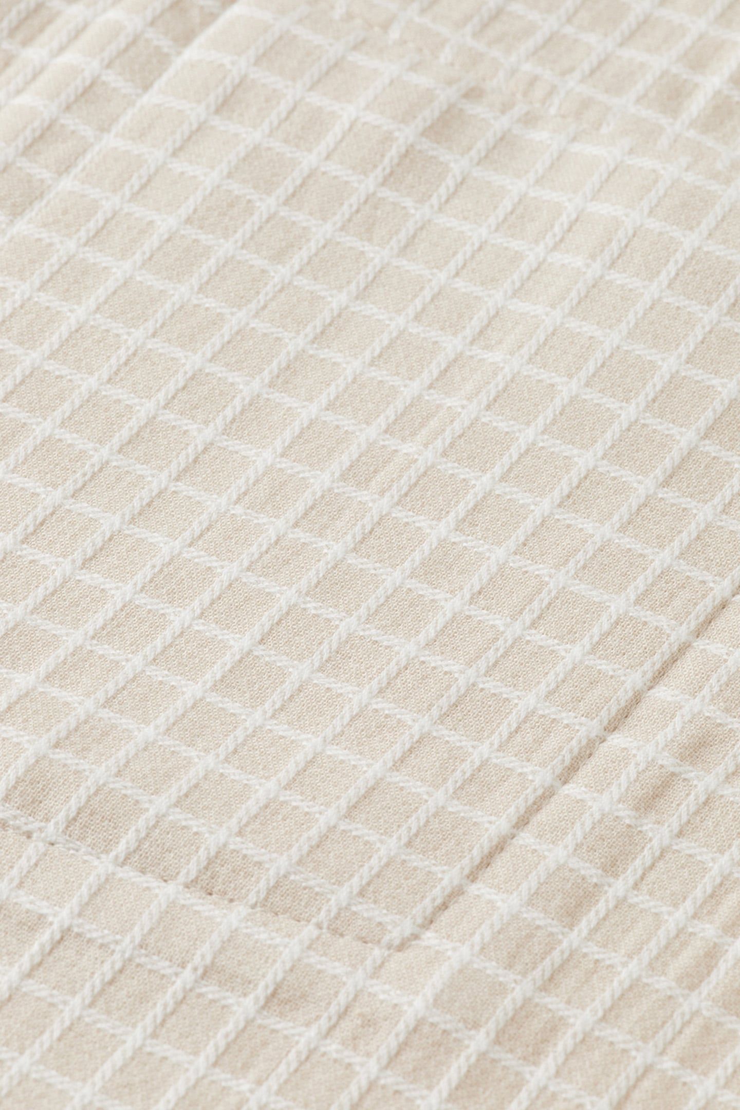 MICRO DOBBY CHECK SHIRT PARCHMENT 8