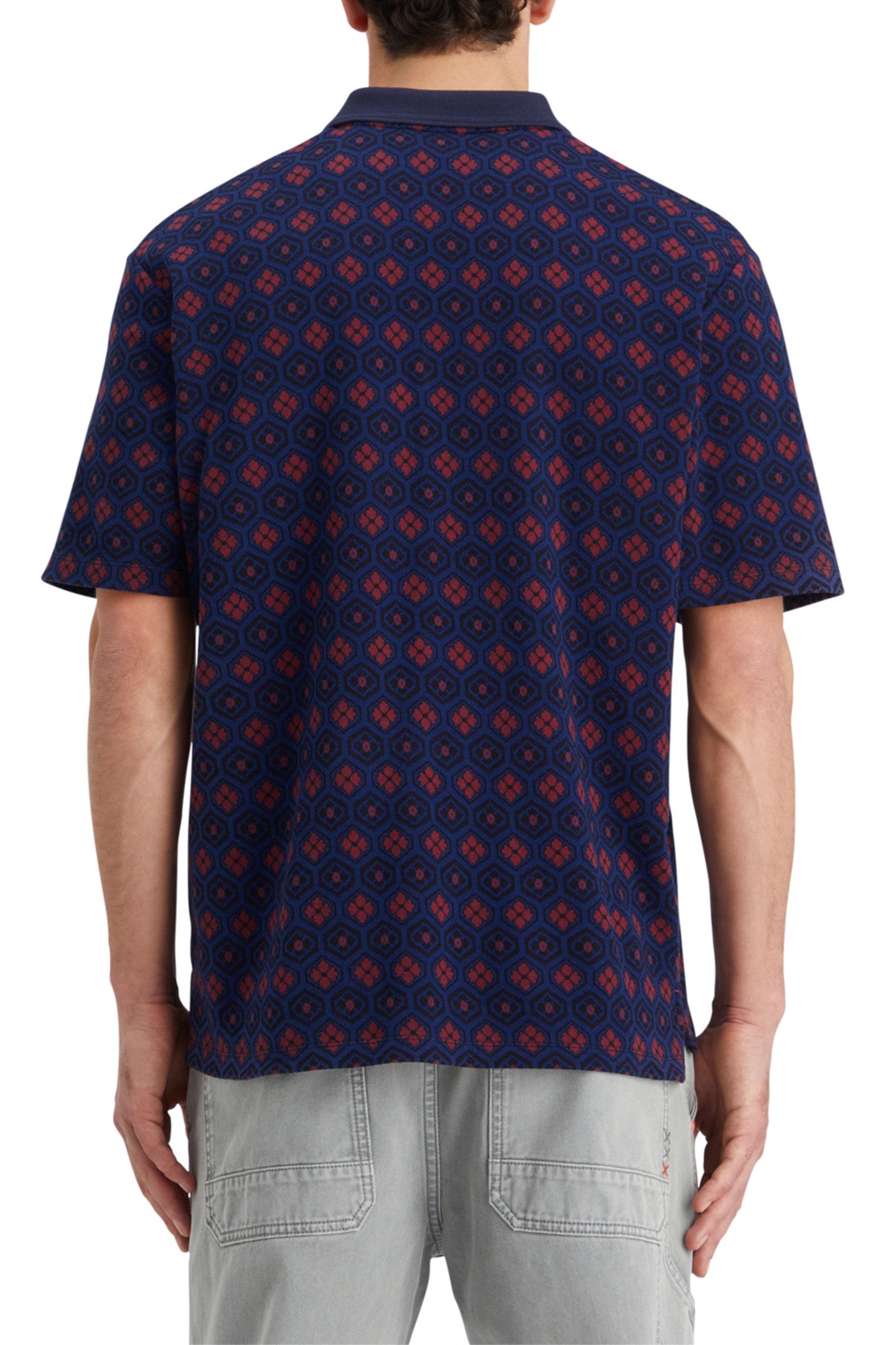 JACQUARD POLO INK BLUE JACQUARD 2