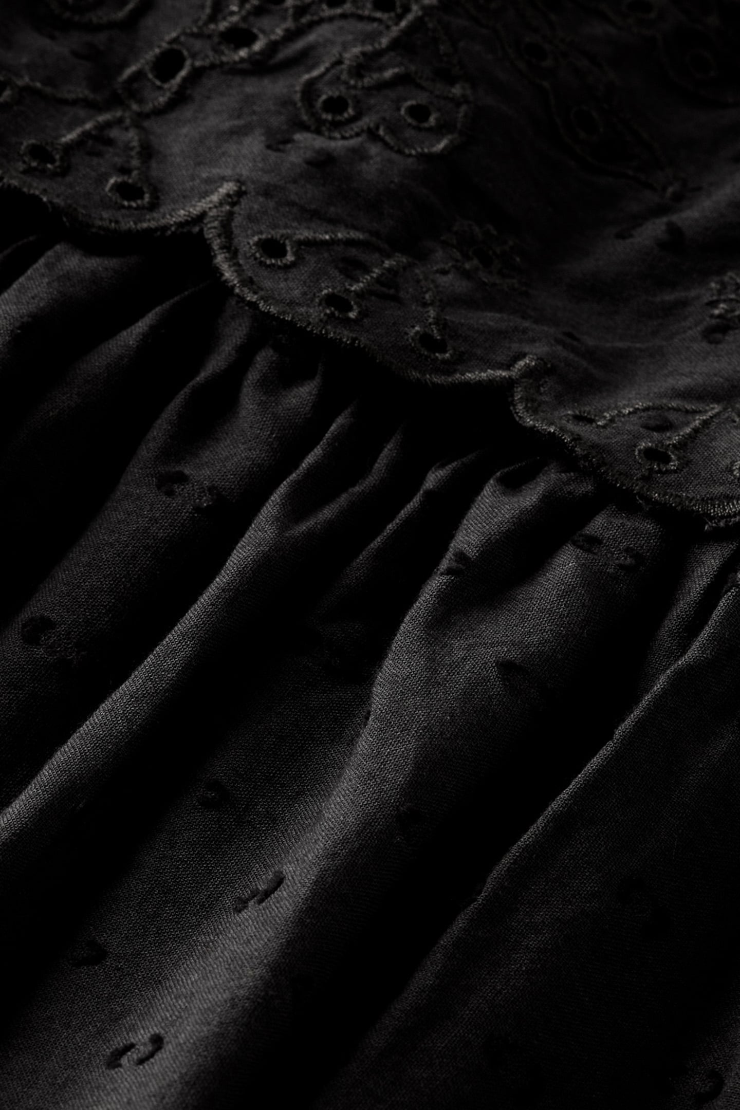 GIRL BRODERIE ANGLAISE DRESS VINYL 3