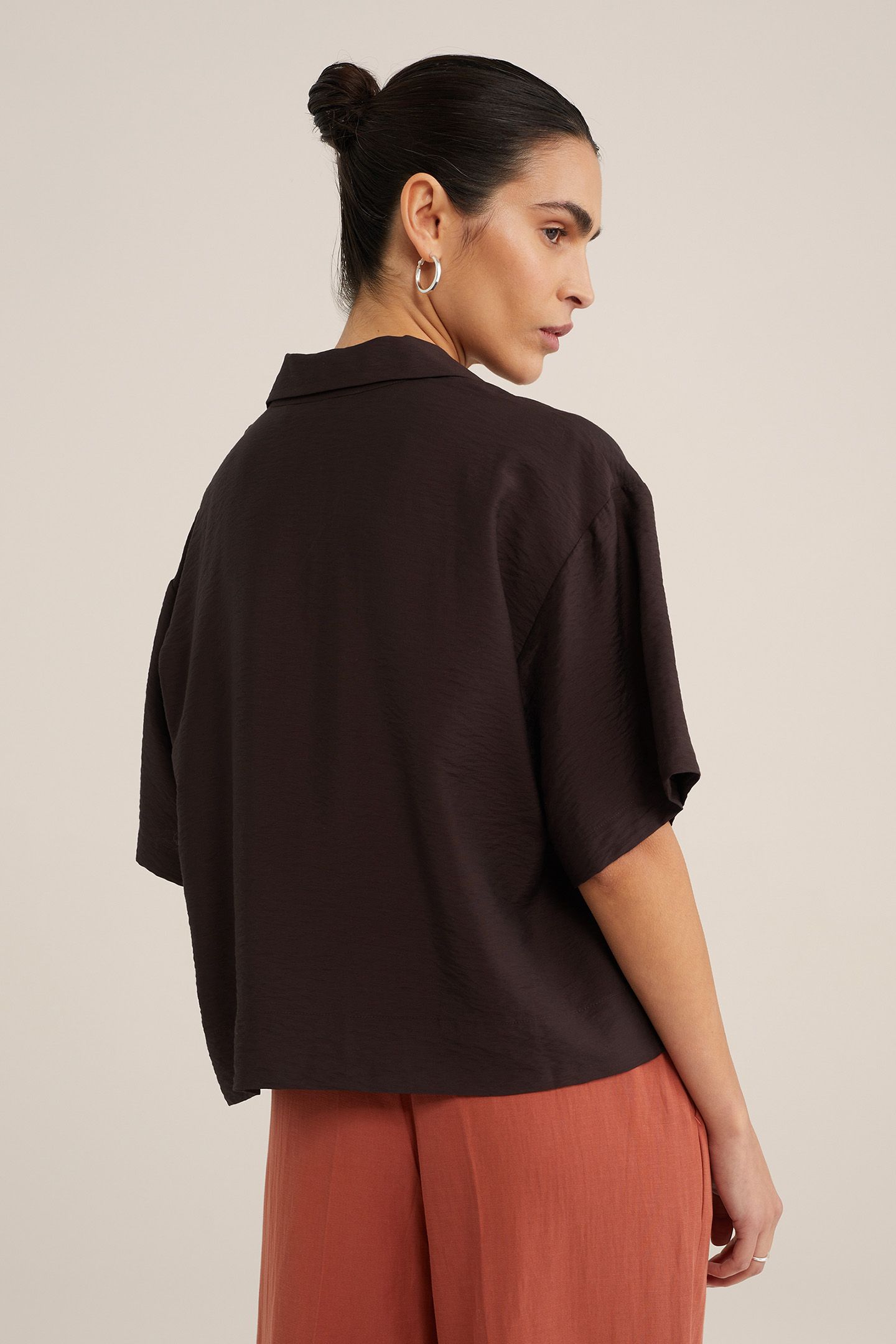 BLOUSE DARK BROWN 2