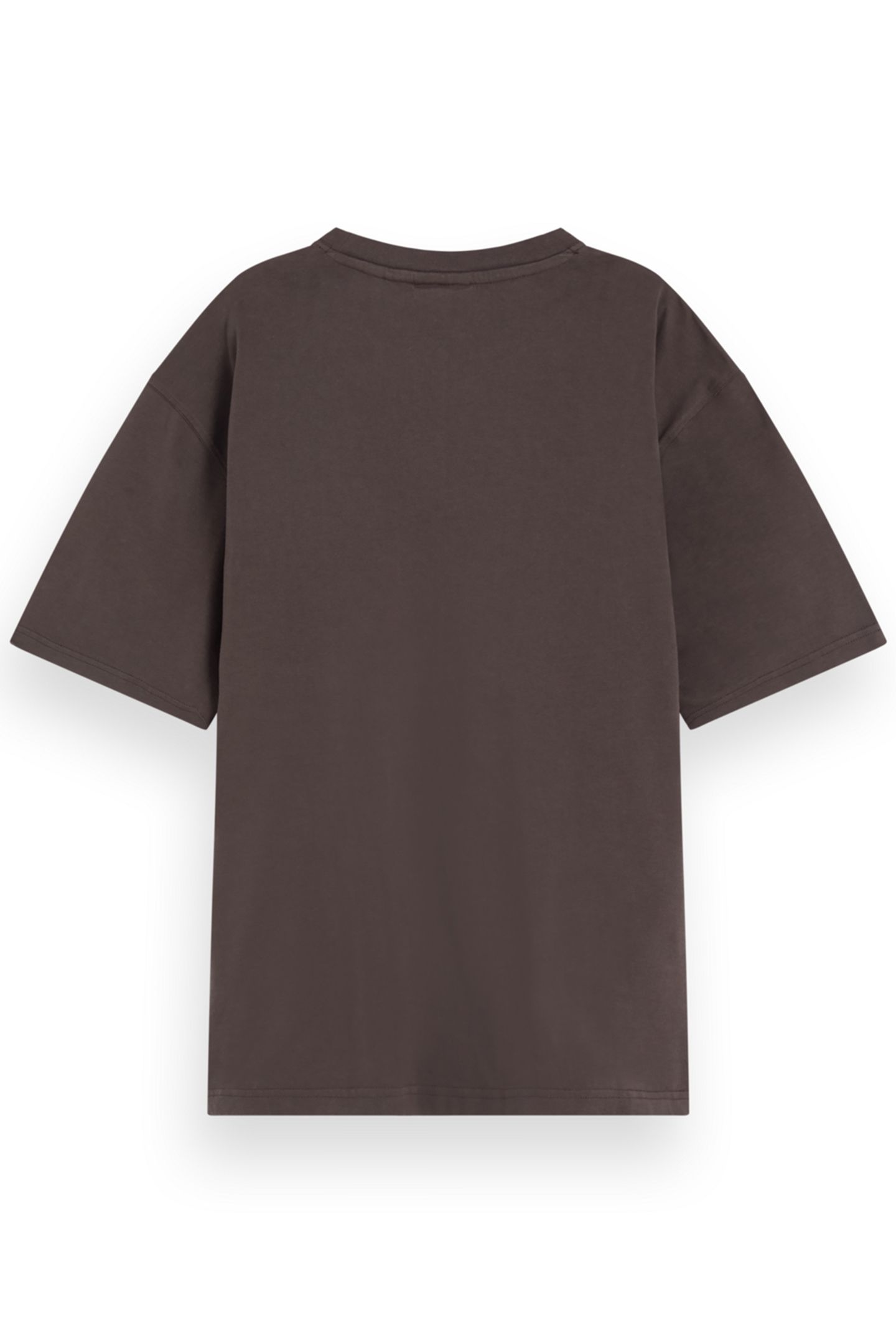 3 CROSSES LOOSE FIT POCKET T-SHIRT COFFEE 5