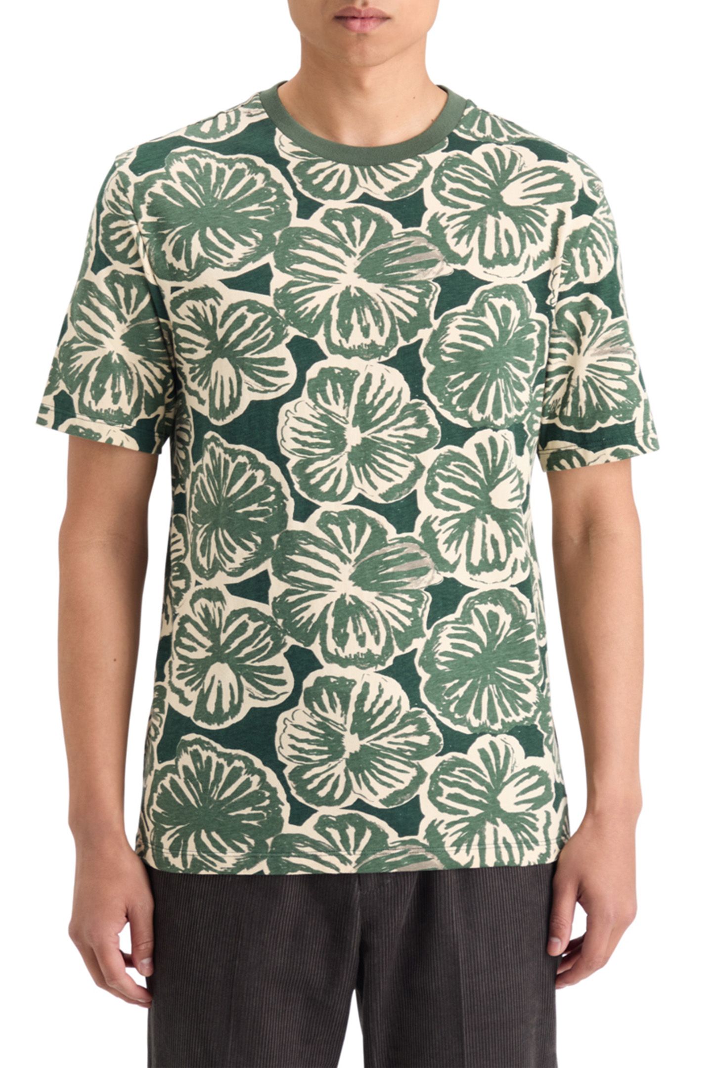 BIG ALL OVER PRINT T-SHIRT SAN FRAN FLOWER 1