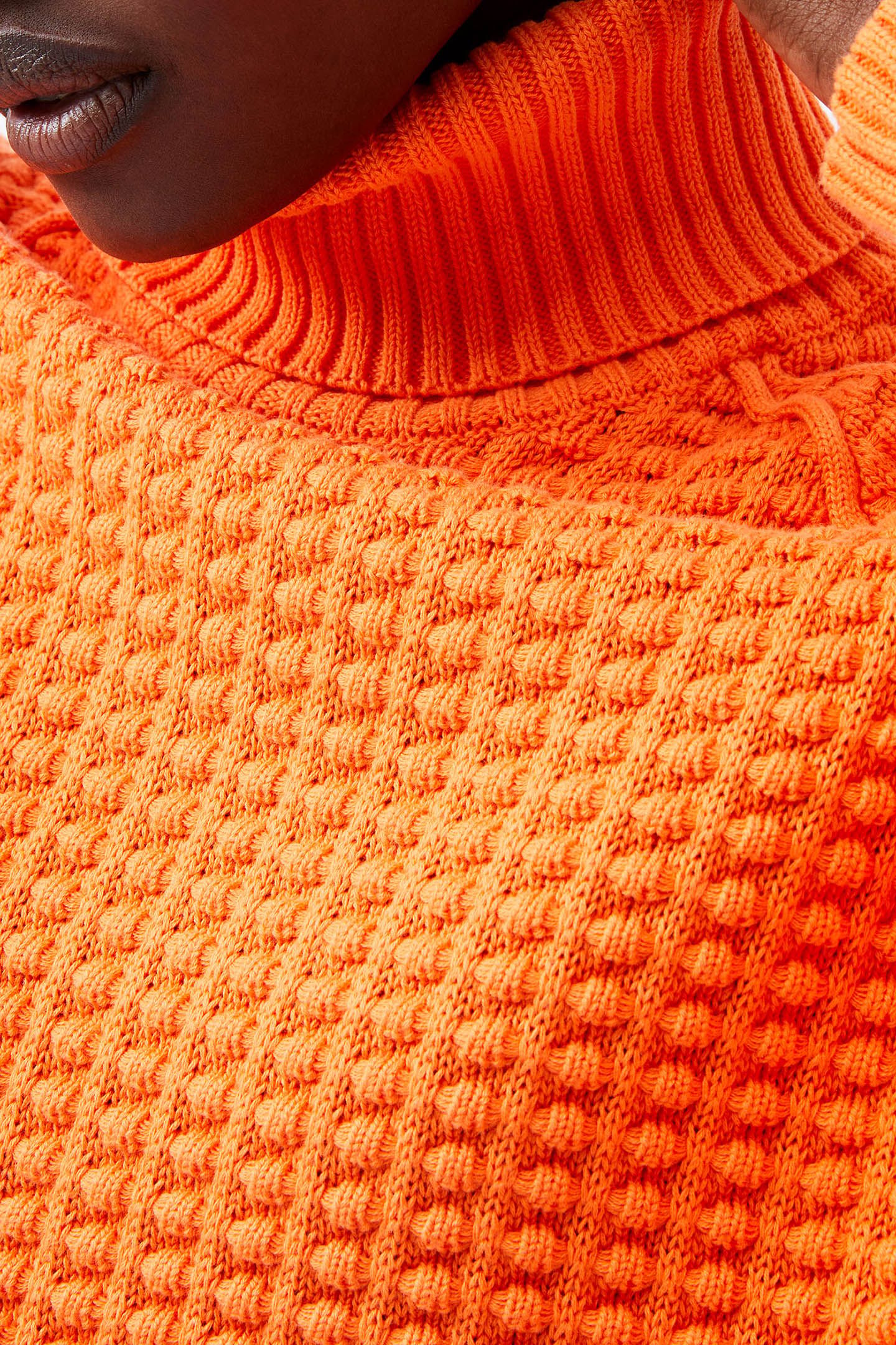 KEYA POPCORN KNIT MOZART JUMPR CORAL ROSE 4