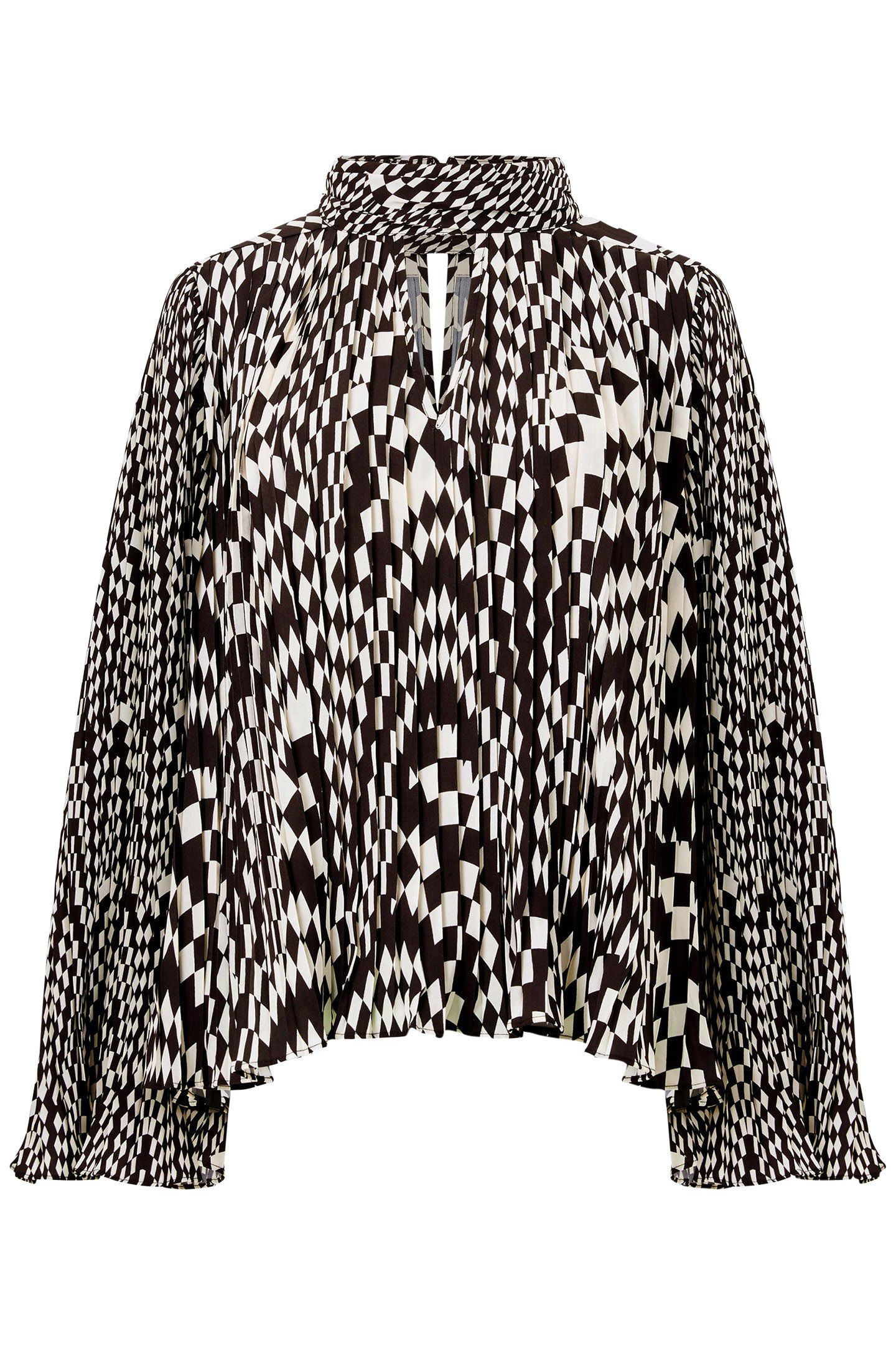 FERN ARIE PLEATED ELLA GGT TOP CLASSIC CREAM/BLACKO 4