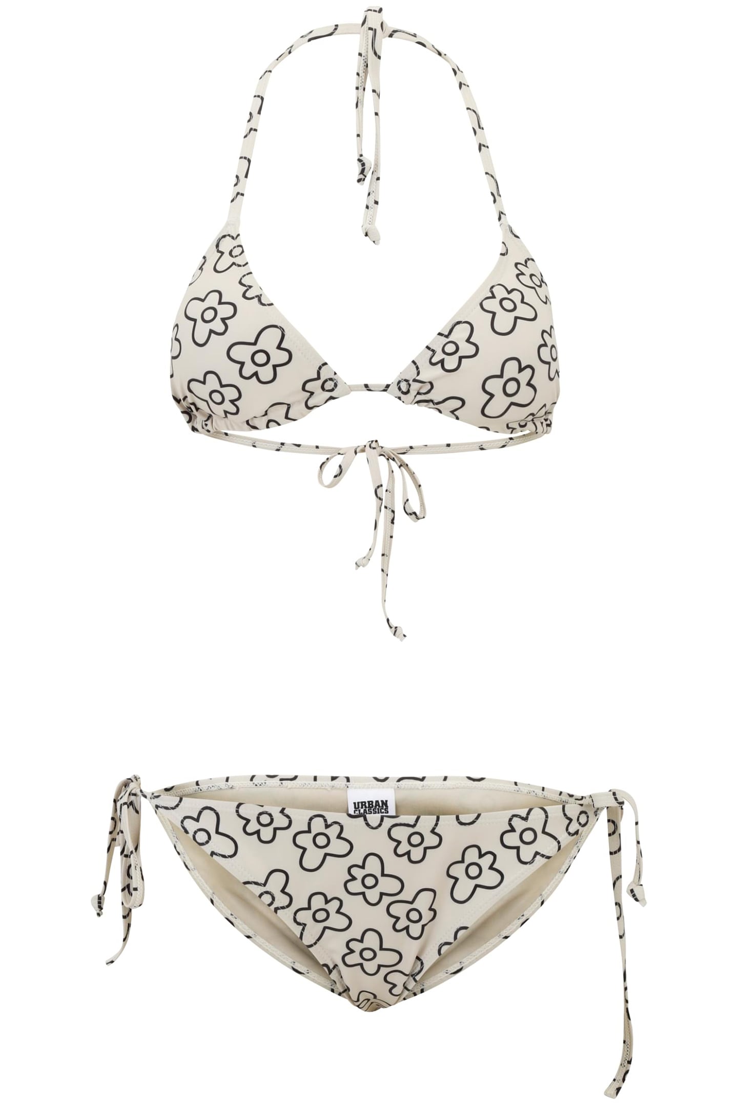 LADIES TRIANGLE PATTERN BIKINI BLACKFLOWER 1