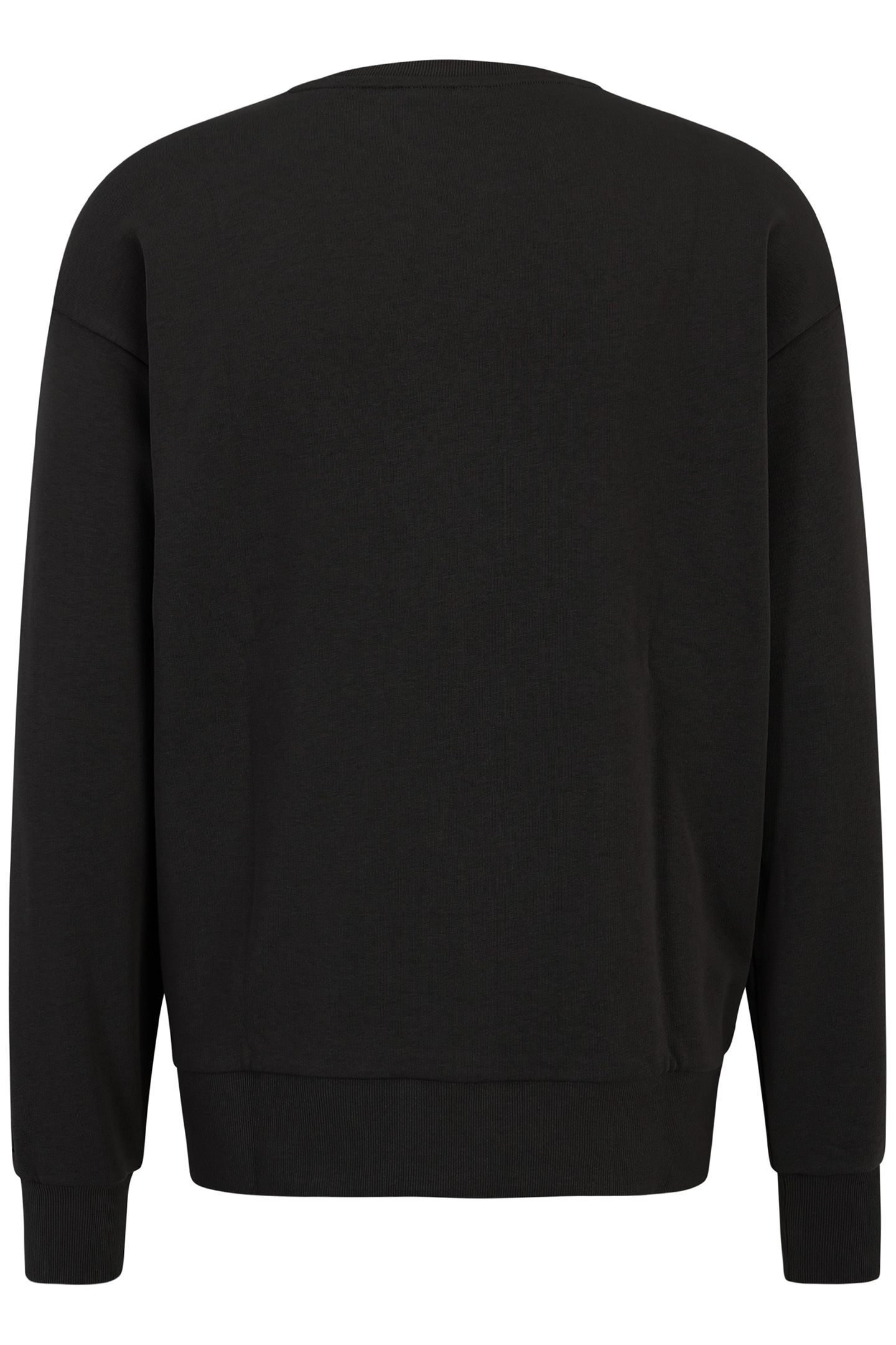 LUSIGNY LOOSE CREW BLACK-TRUE RED 5