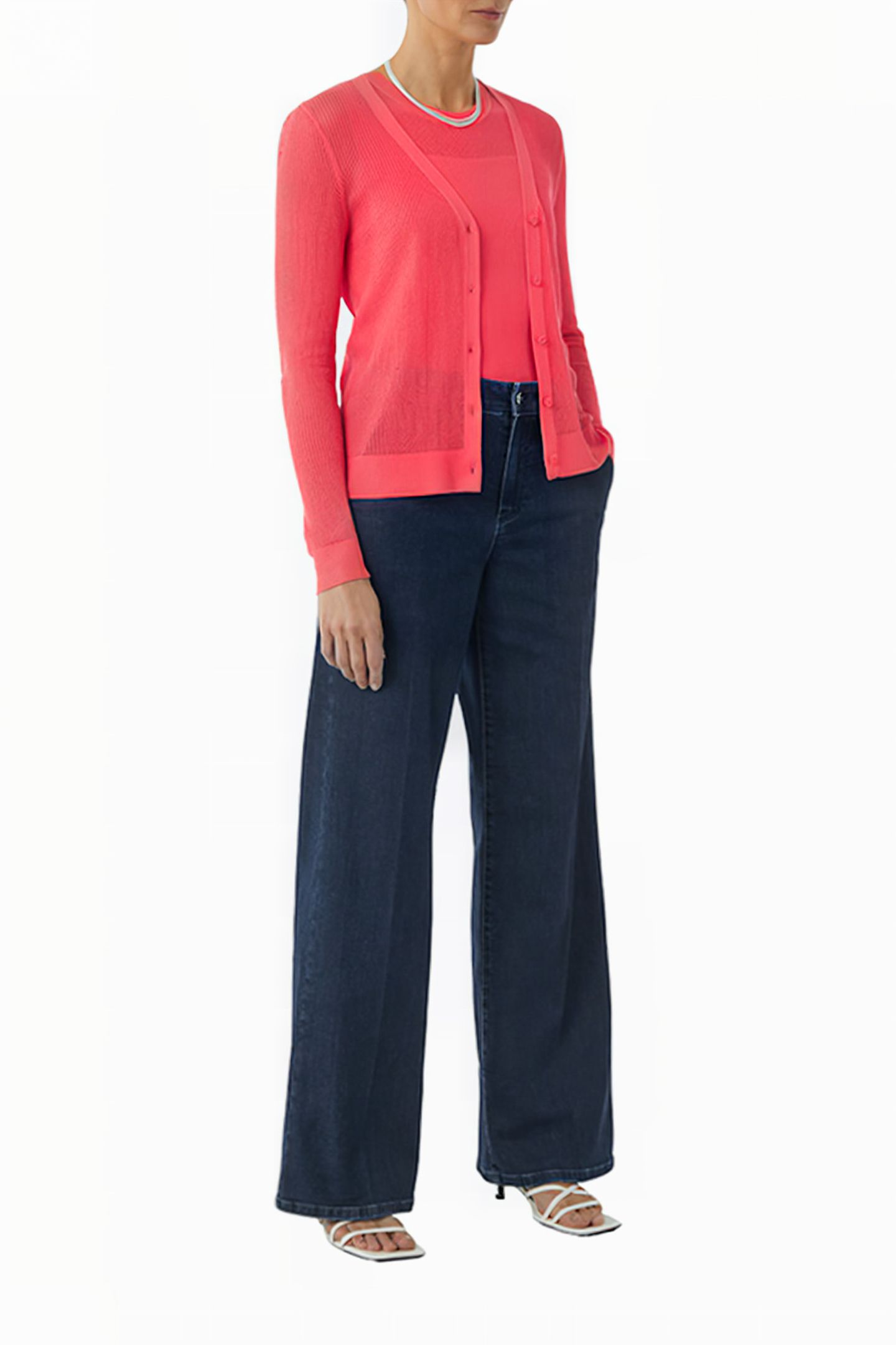 COMMA CARDIGAN CORAL 2