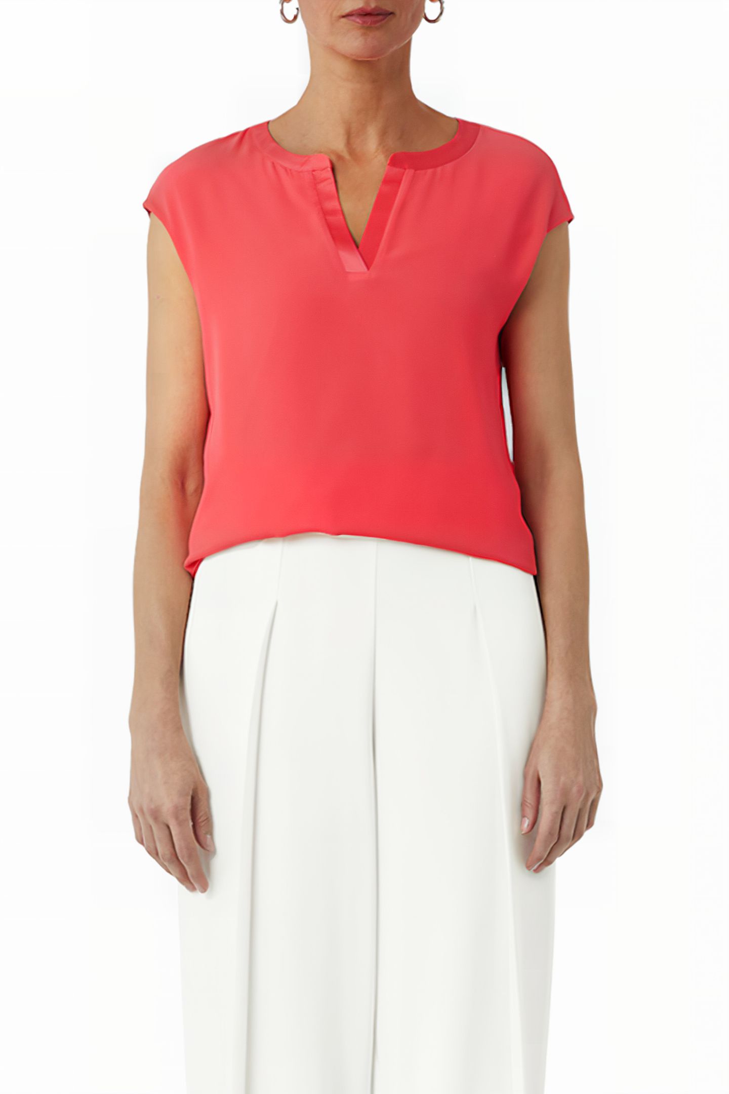 COMMA T-SHIRTS CORAL 1