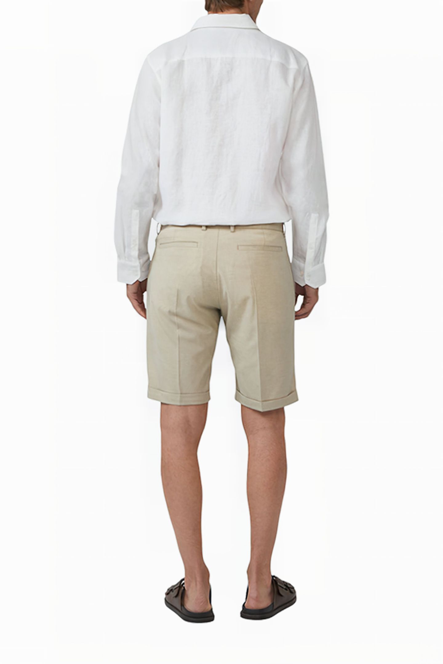 S.OLIVER SHORTS BROWN 3