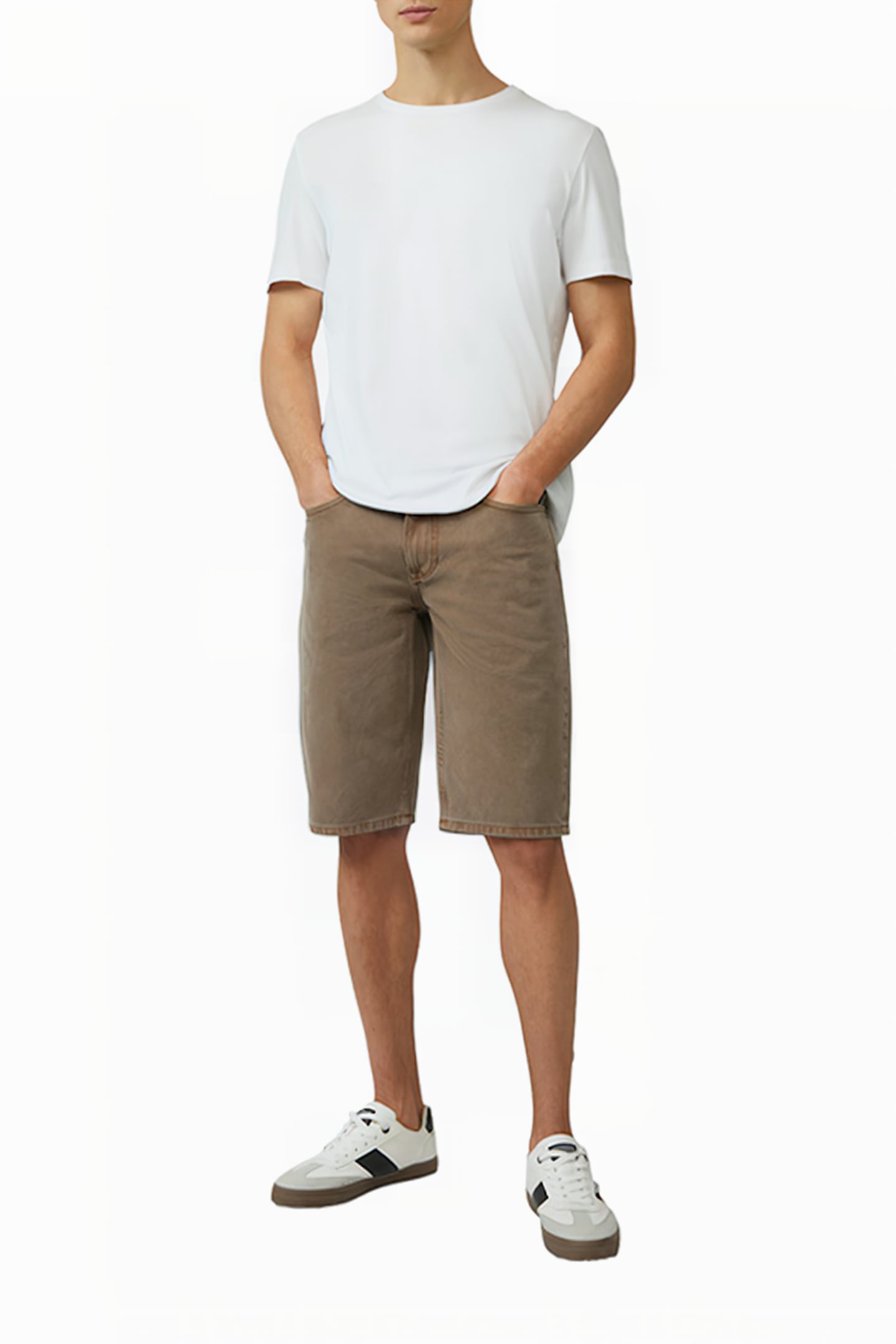 S.OLIVER JEANS SHORTS BROWN 2