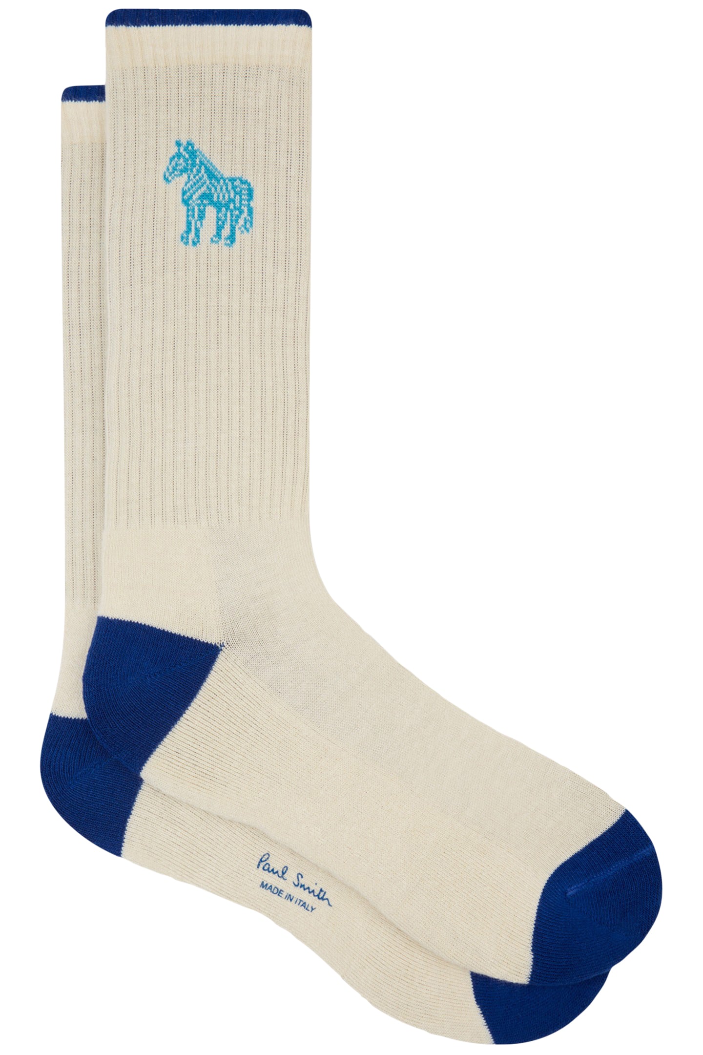 SOCK ZEBRA WHITE 1