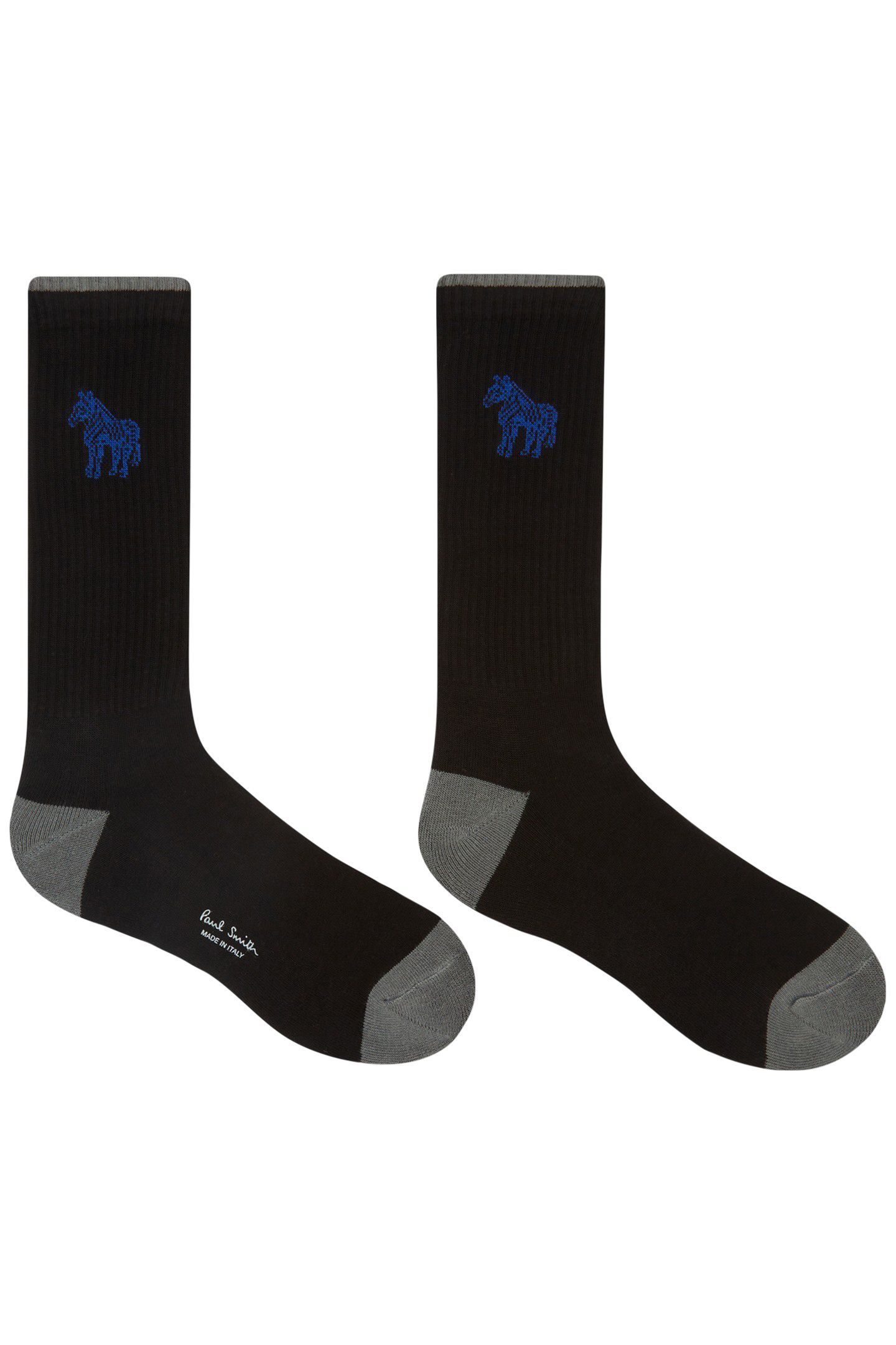 SOCK ZEBRA BLACK 2