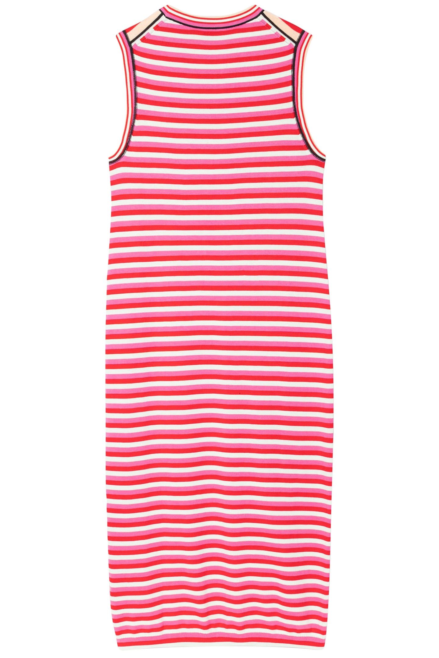 KNITTED DRESS BUBBLEGUM/RASP 4