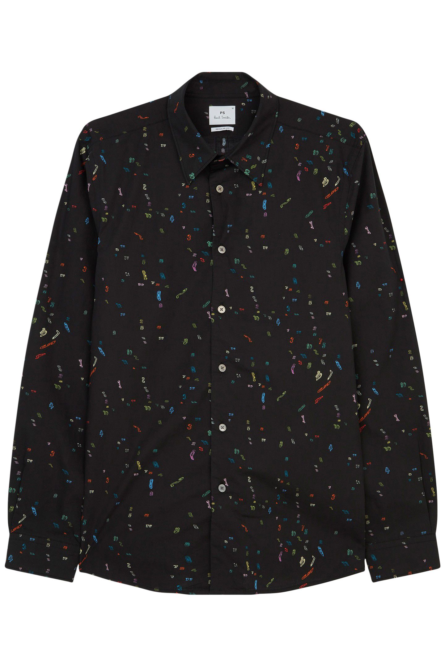 LS REGULAR FIT SHIRT BLACK 4